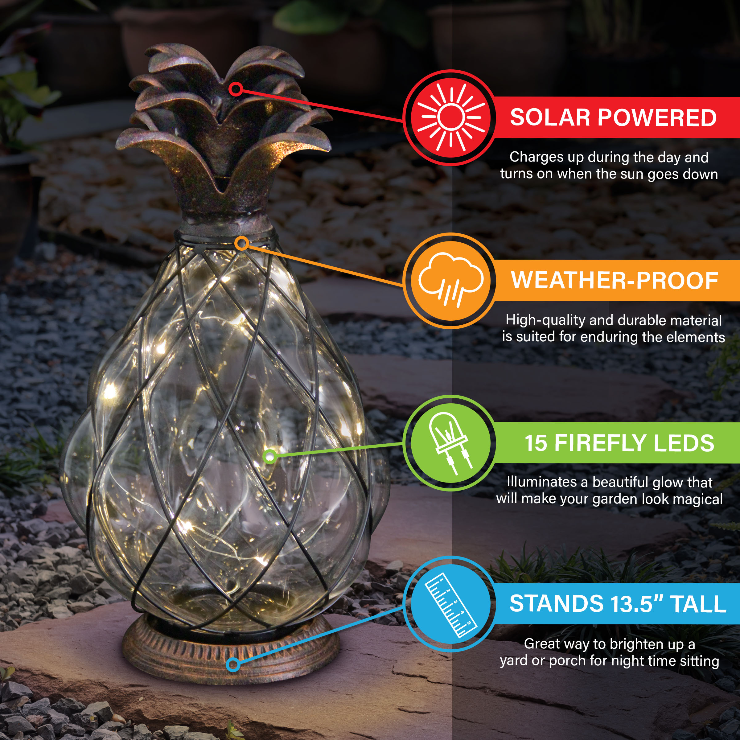 Exhart 13534-RS Outdoor-Decorative-Lanterns - View #9