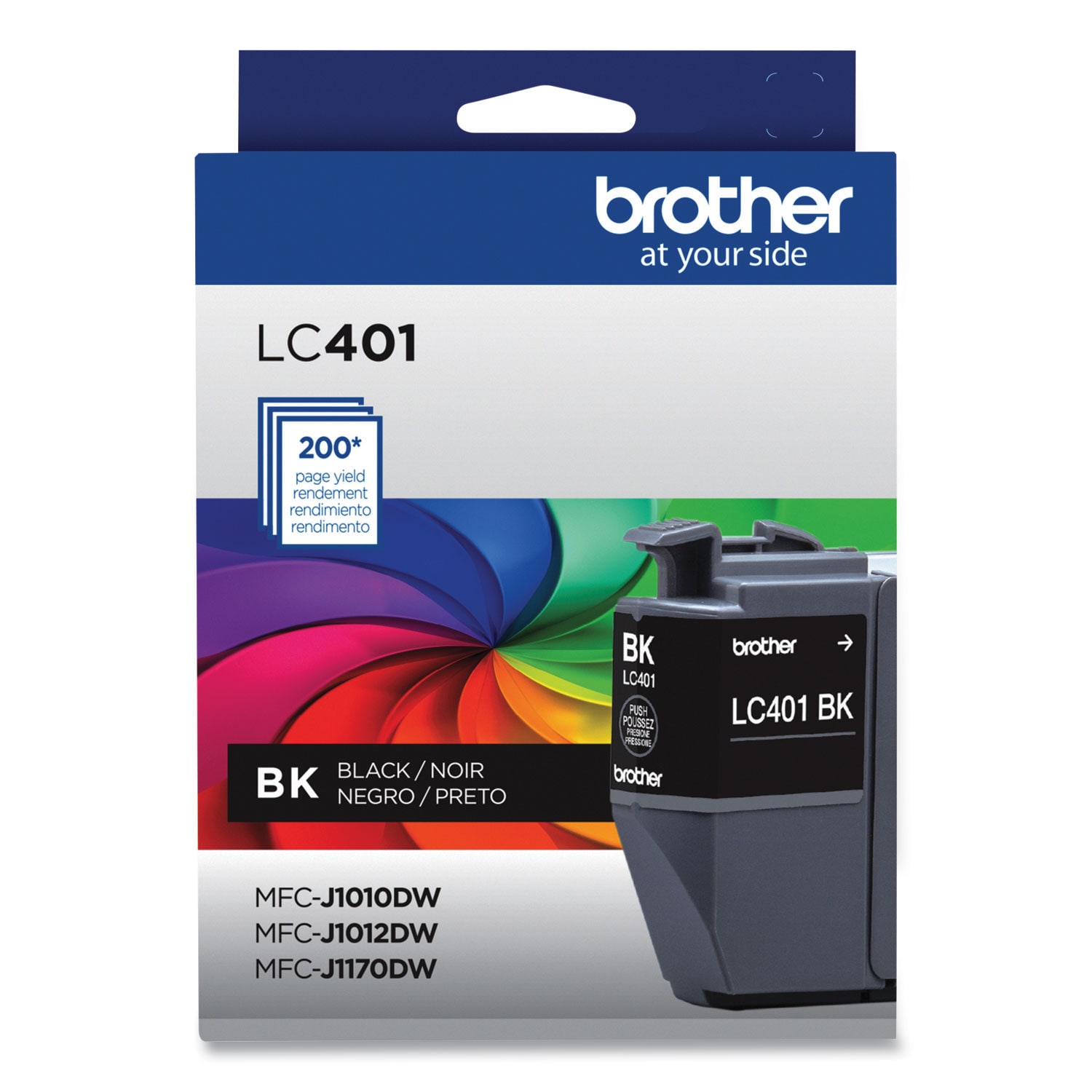 Brother LC401BKS Ink 200 Page-Yield Black