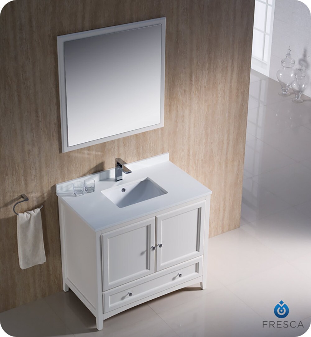 Fresca FVN2036AW Bath-Vanity-Combo - View #4
