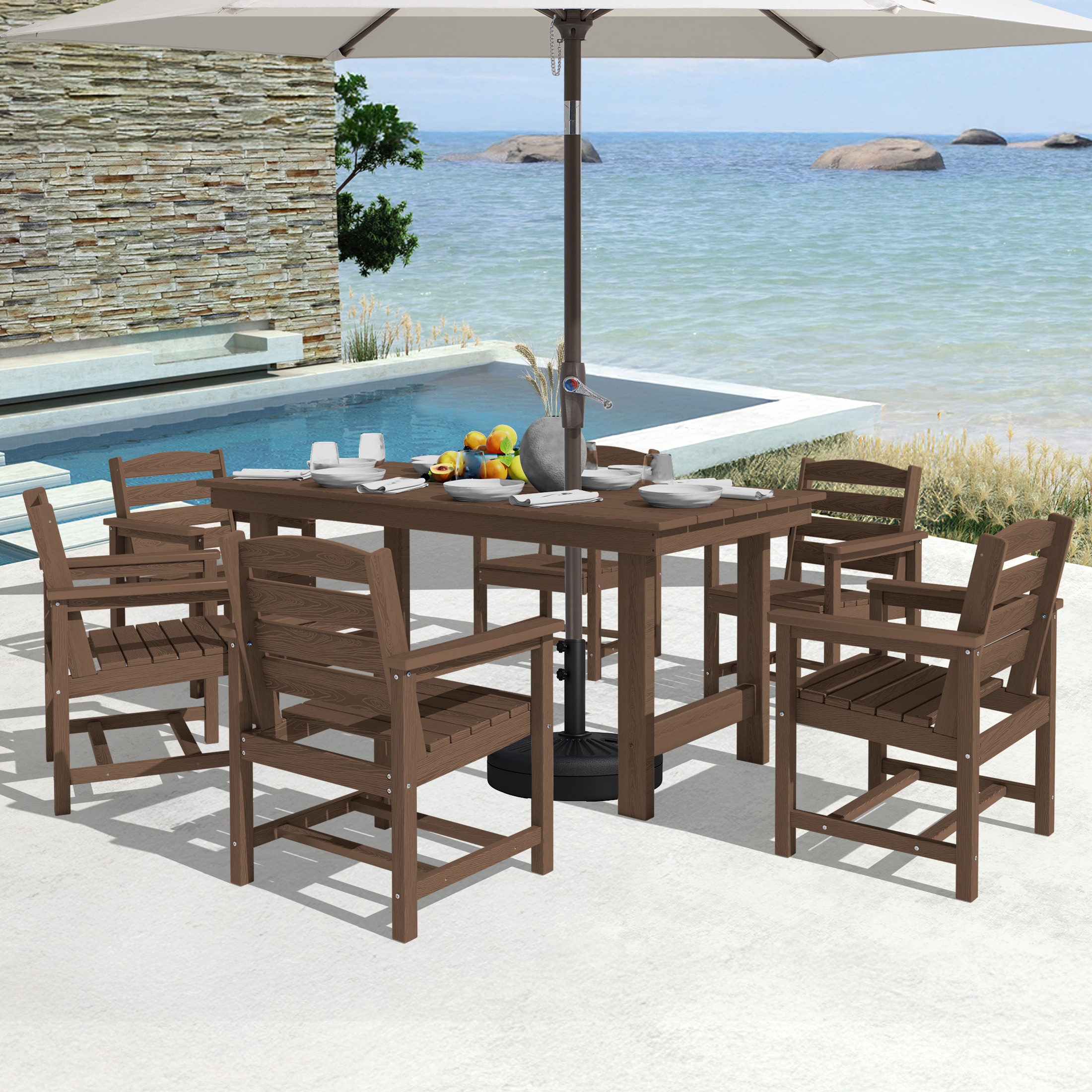 JEAREY PEJYCZY07-BN Patio-Dining-Sets - View #3