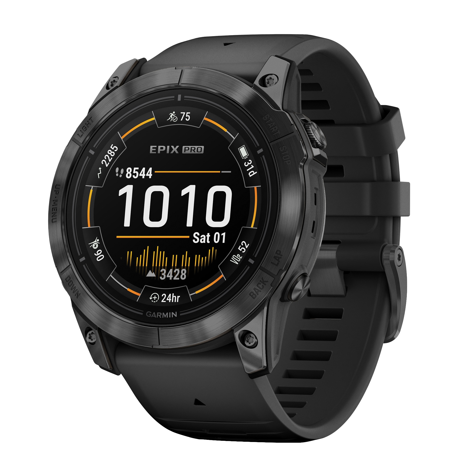 Garmin GRM0280420 epix Pro (Gen 2) Standard Edition Smart Watch with Step Counter, Heart Rate Monitor and GPS Enabled
