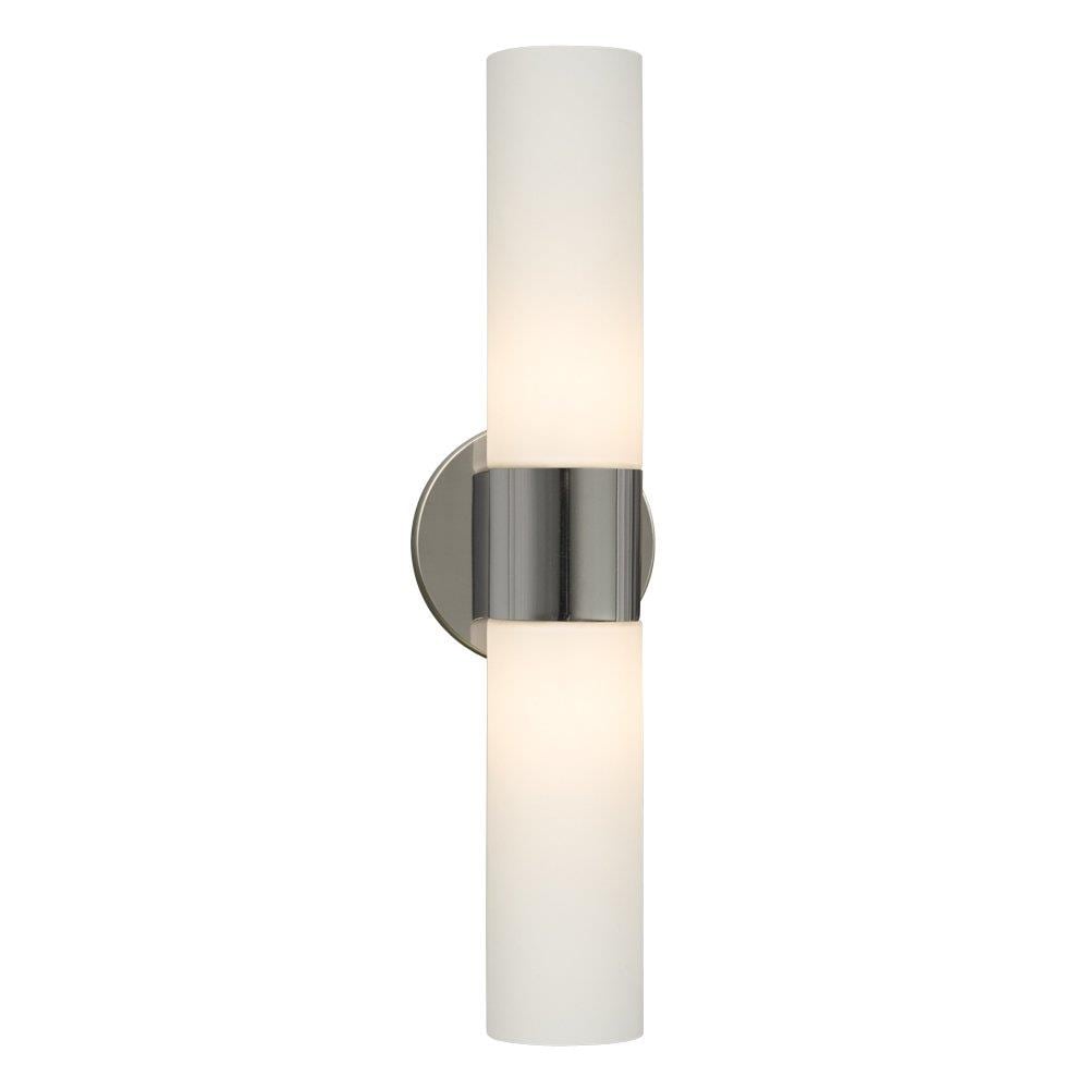 Galaxy Lighting Hadley 45 In W 2 Light Chrome Moderncontemporary Wall Sconce In The Wall 9753