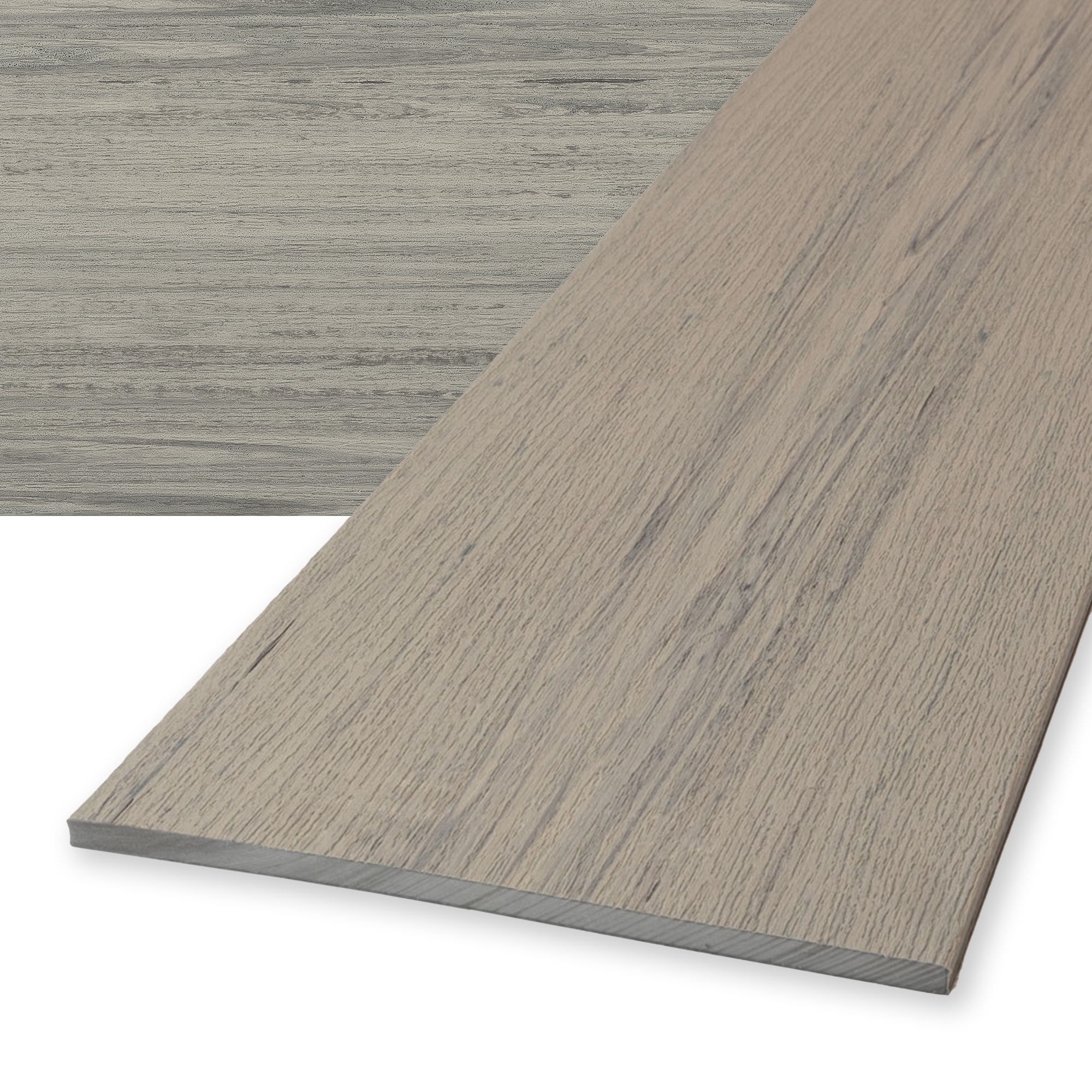 Deckorators 350313 Voyage Surestone 1/2-in x 12-in x 12-ft Composite Tundra Fascia deck board