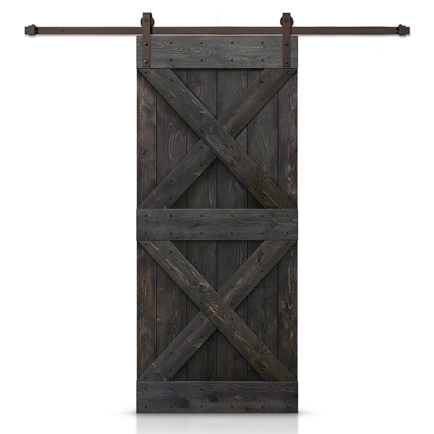 Black Cross bar Barn Doors at Lowes.com