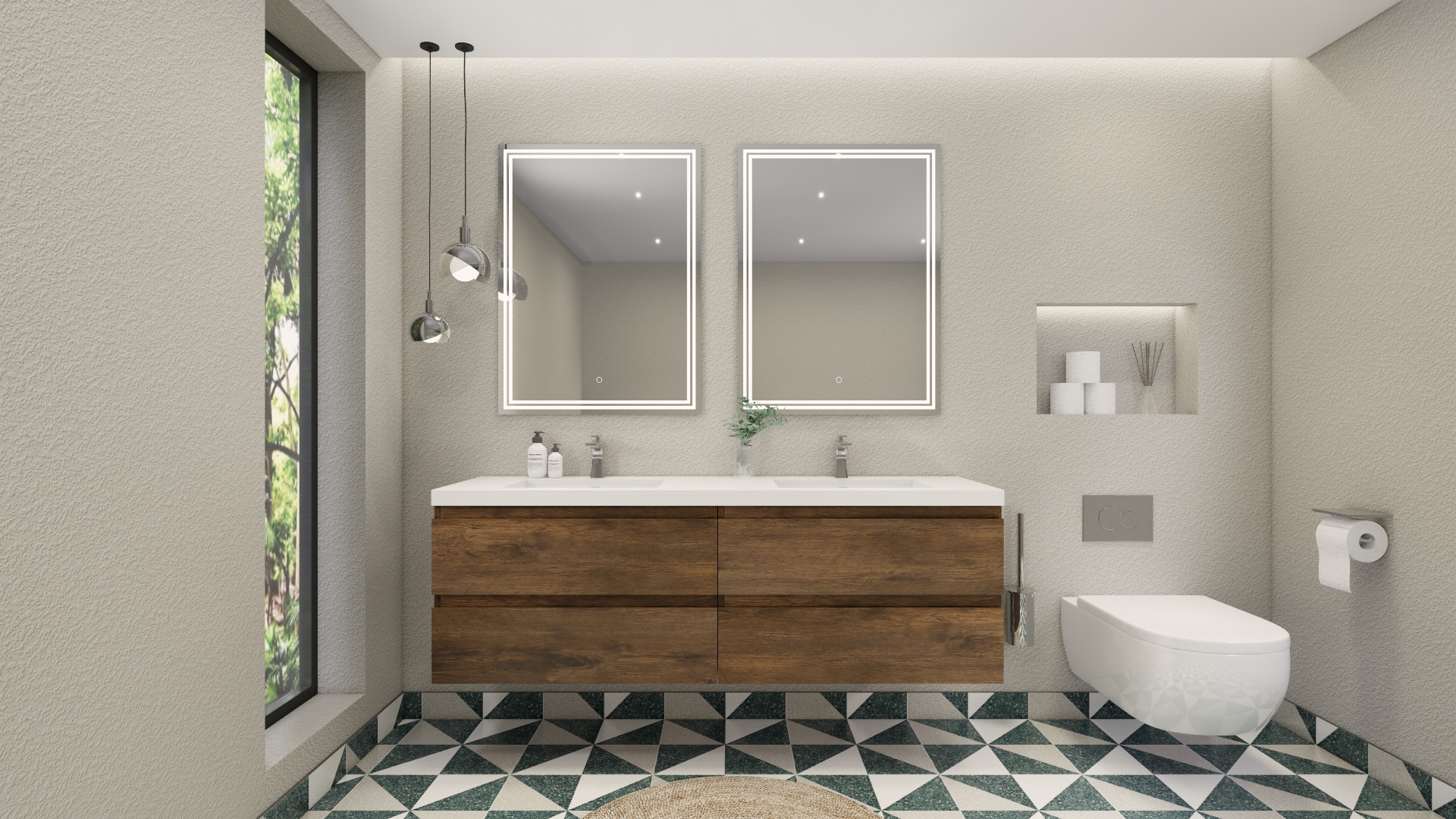Moreno Bath MOB72-RW Bath-Vanity-Combo - View #6