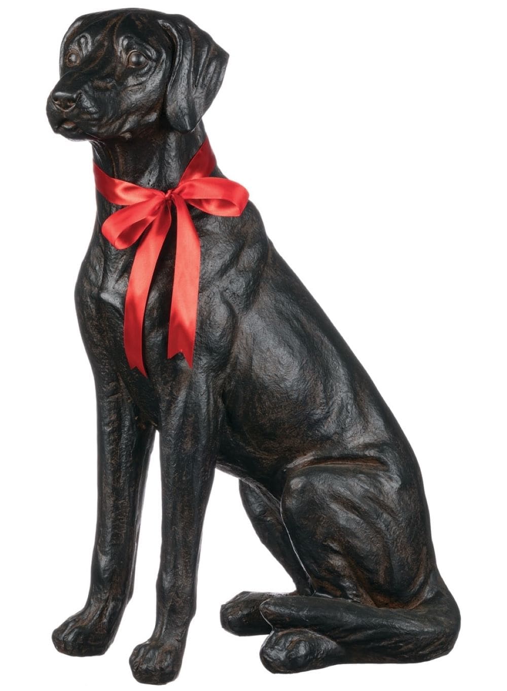 Sullivans N1960 26-Inches H x 14-Inches W Black Dog Garden Statue