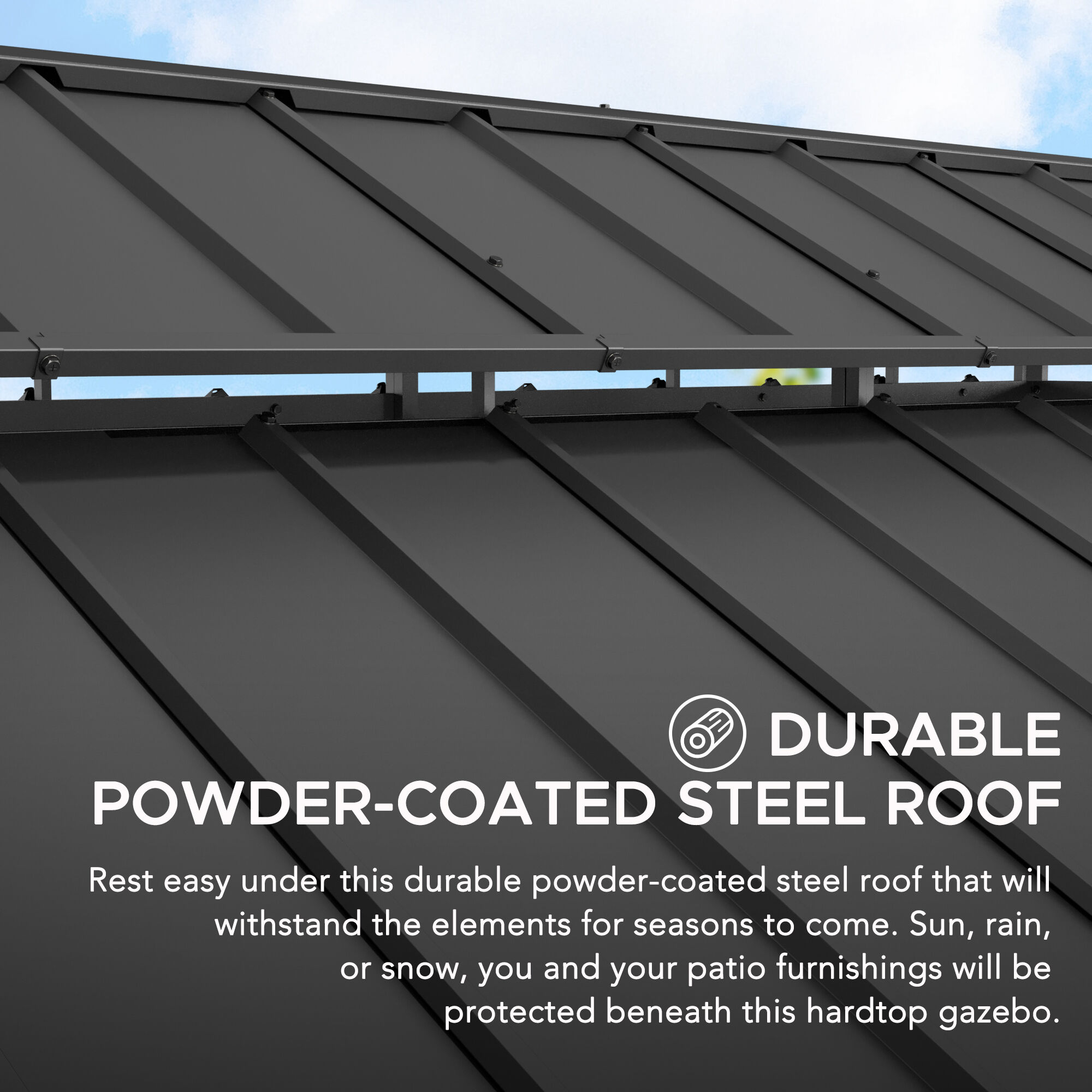 Sunjoy A1020326J0 Wood-Resin-Gazebos - View #3