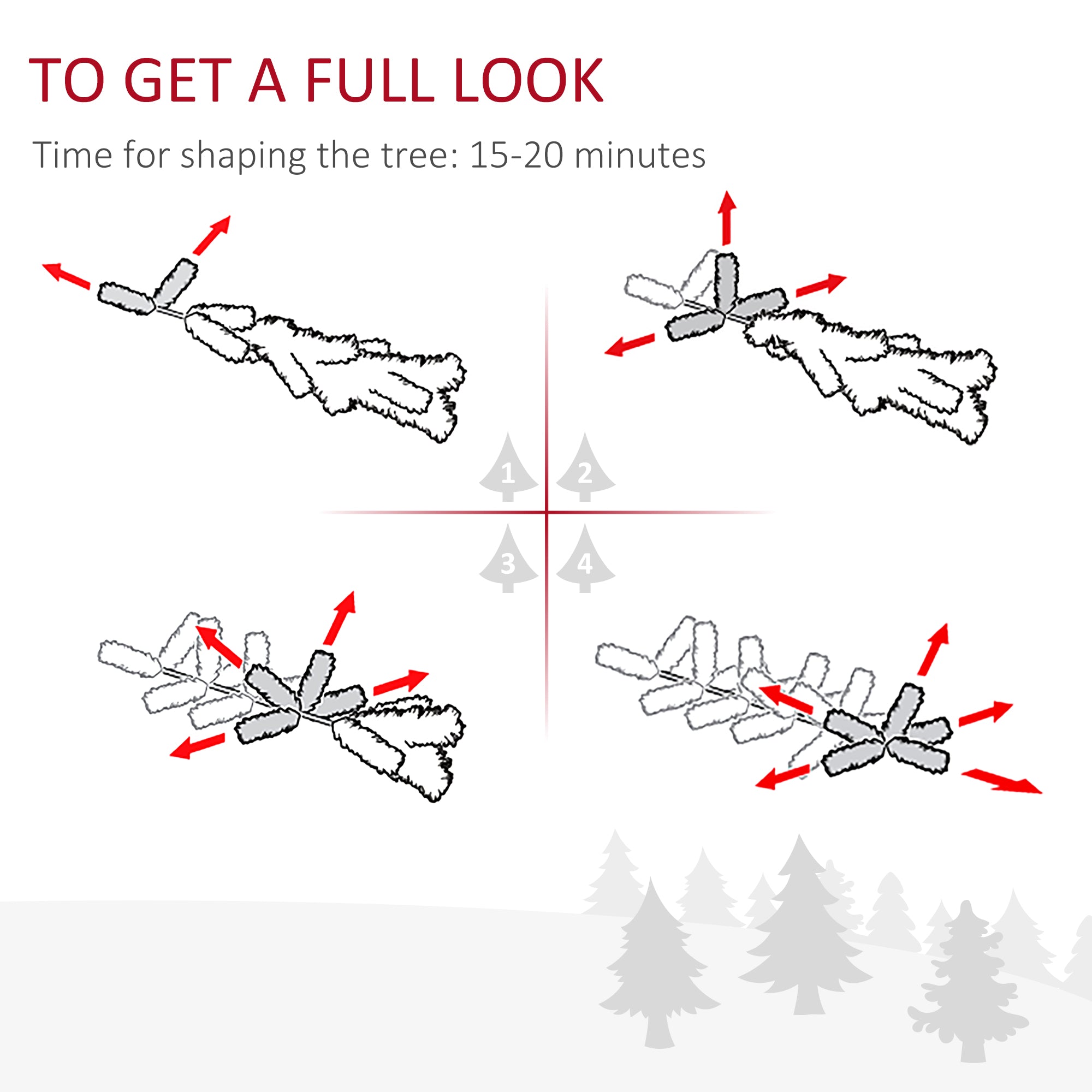 Boyel Living BL-AS29705 Artificial-Christmas-Trees - View #4