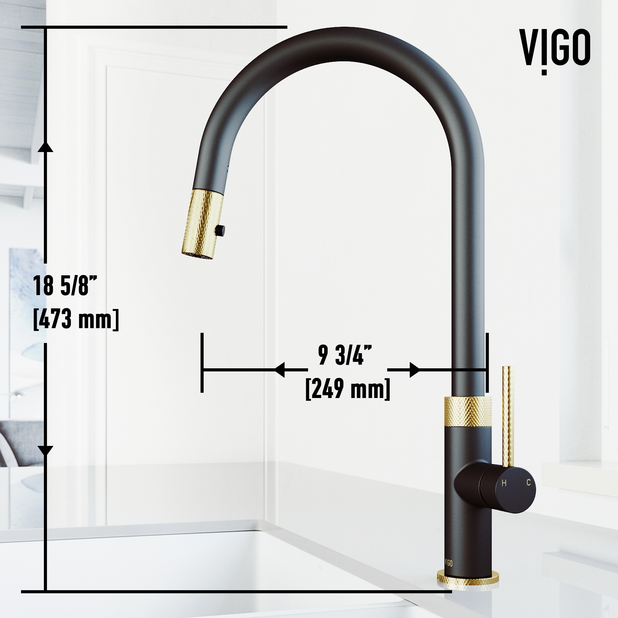 VIGO VG02033MGMB Kitchen-Faucets - View #10