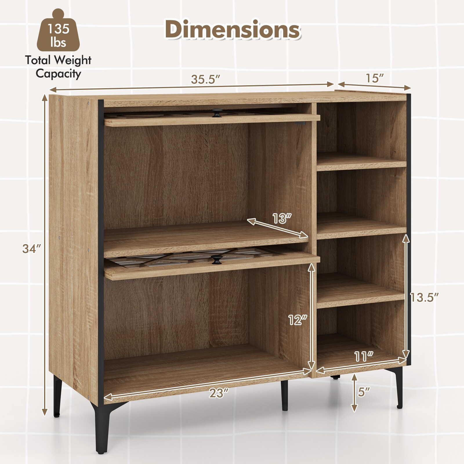 Slickblue D-CO-AO56021VJ Shoe-Racks - View #3