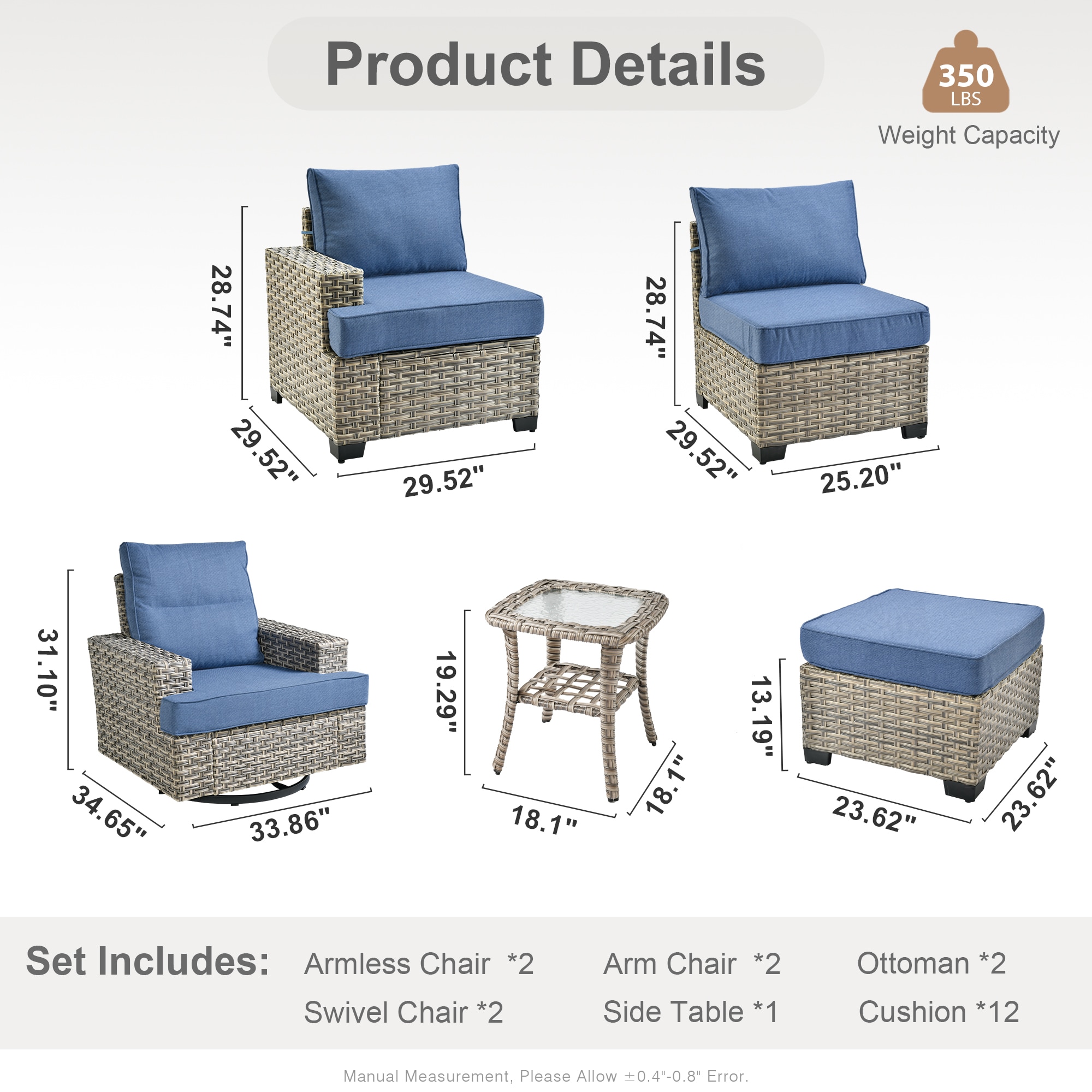 Caodoc L5-YZTBS508-1 Patio-Sofas-Daybeds - View #7