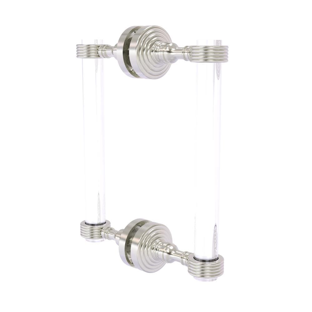 Allied Brass PG-406G-8BB-SN Satin nickel 8-Inches Hinged shower door Handle