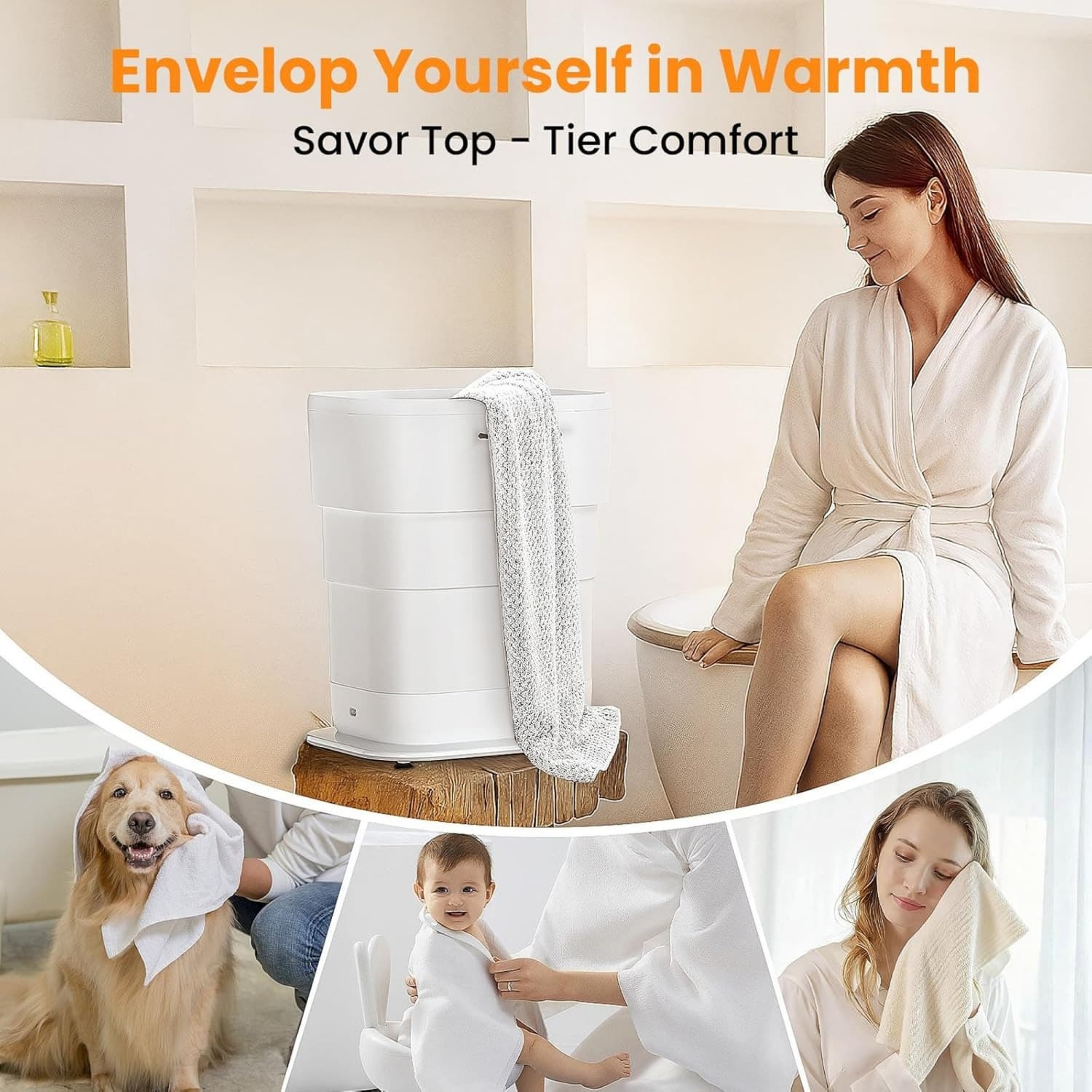 OGETFUUR L5ZQYA605BTW05 Towel-Warmers - View #7