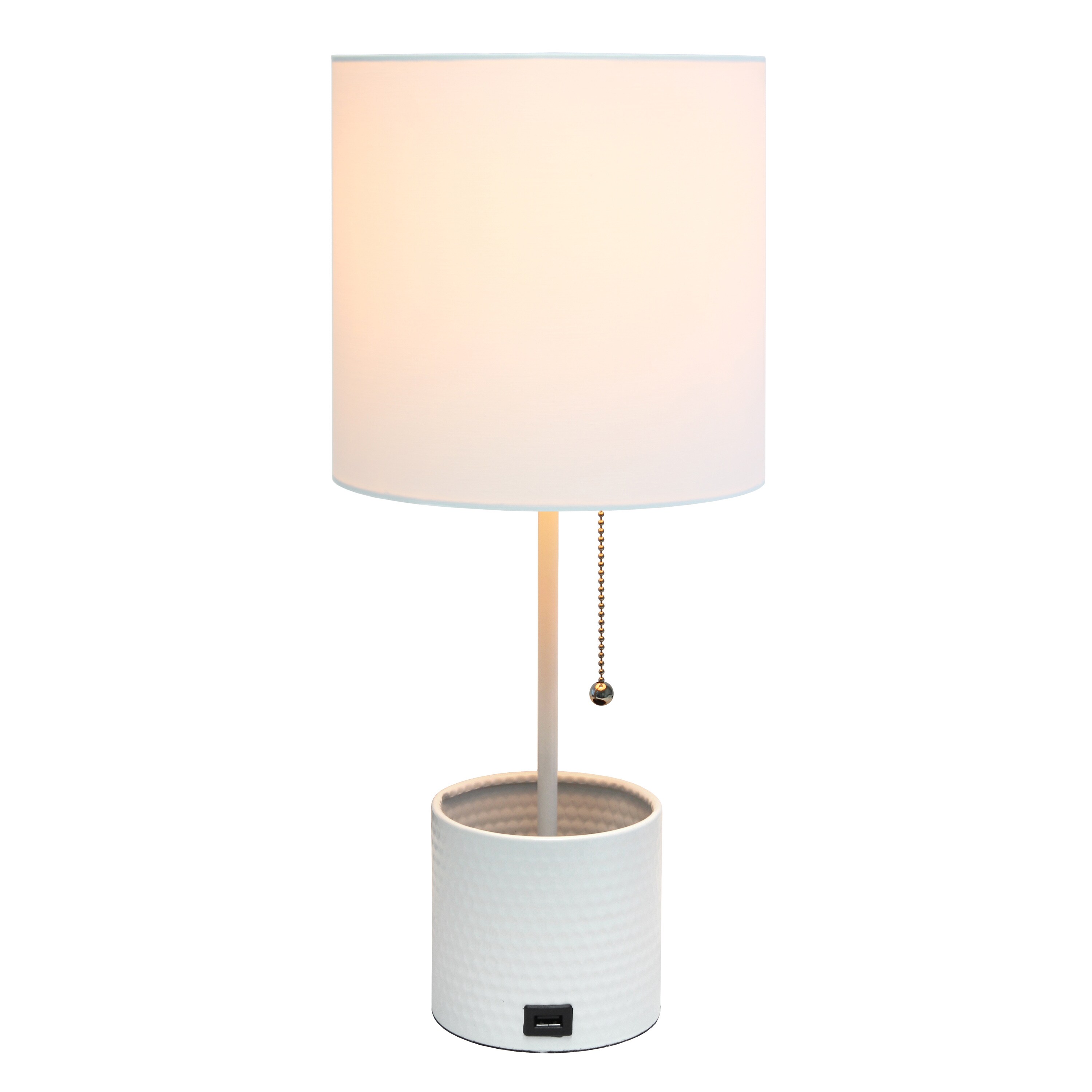 Creekwood Home CWT-1007-WH Table-Lamps - View #2