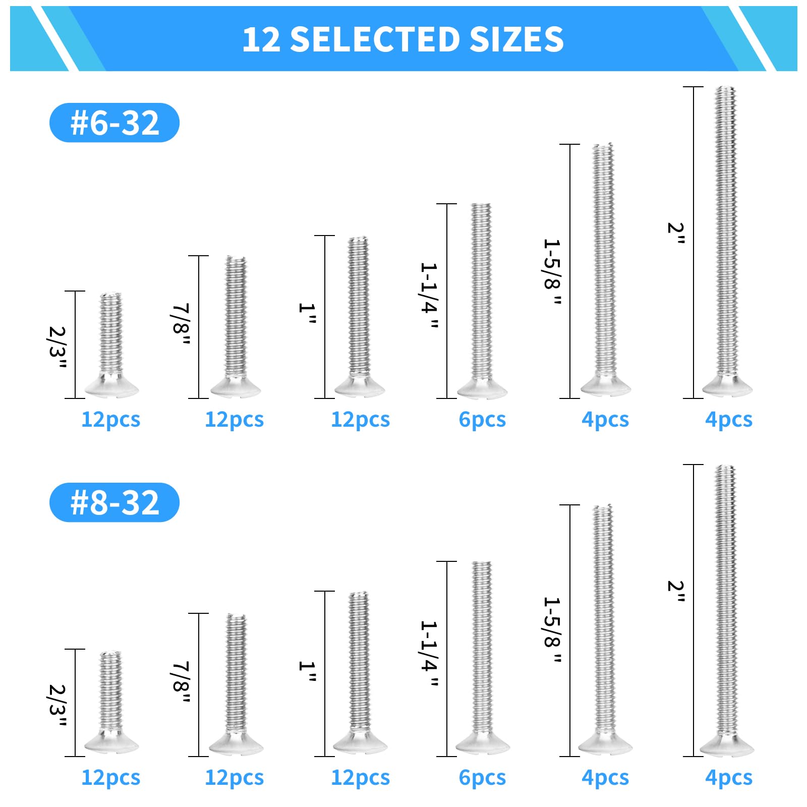 KIWDZFU LKI0807B019 Metric-Machine-Screws - View #6