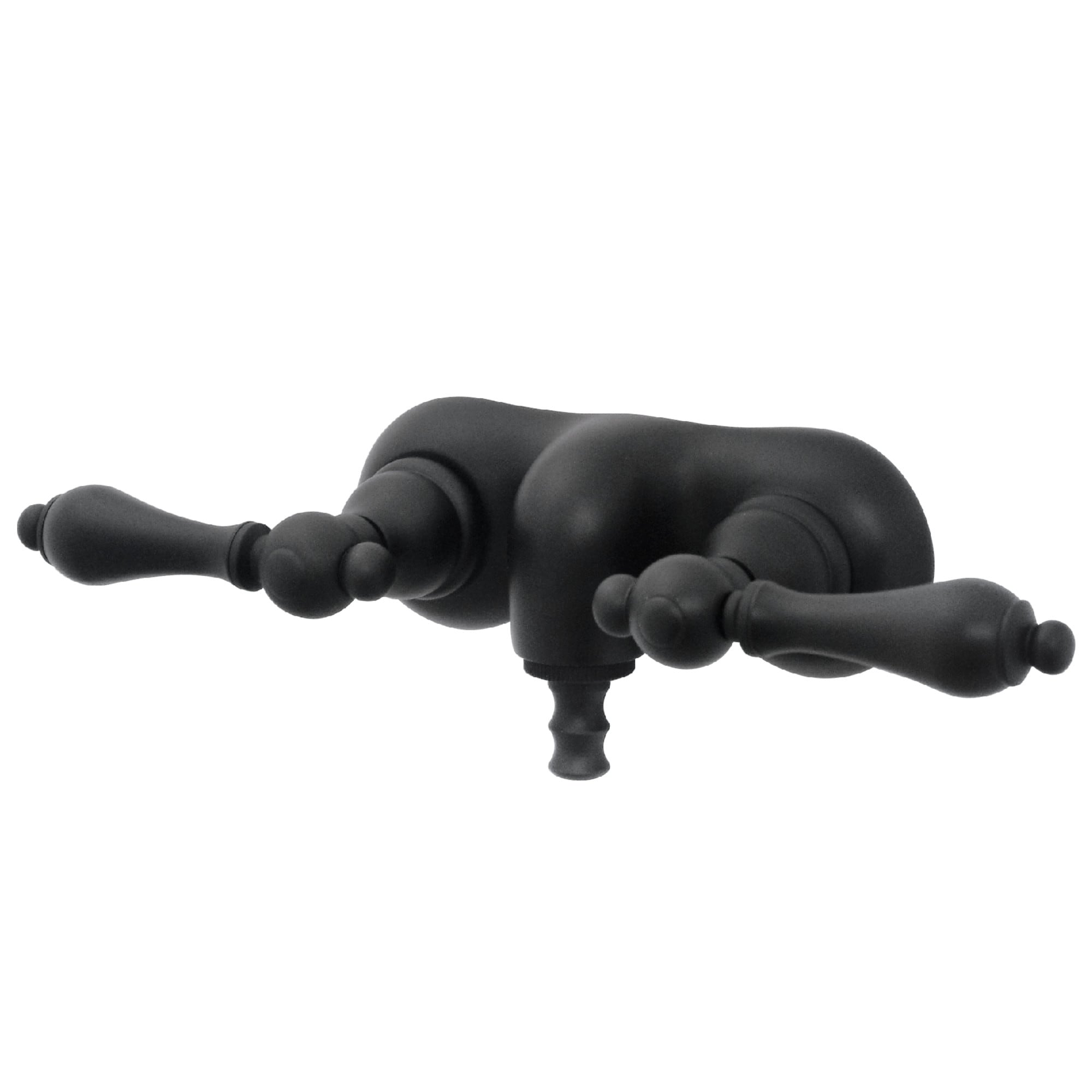 Kingston Brass WLCC41T5 Vintage Oil-rubbed bronze 2-handle Wall-mount Low-arc Bathtub Faucet ( Valve Included )