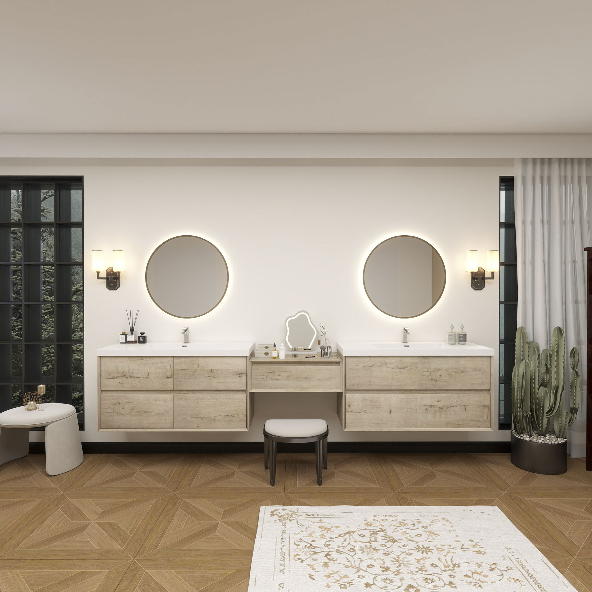 BV Better Vanity SLIM17-48+30+48-WO Bath-Vanity-Combo - View #3