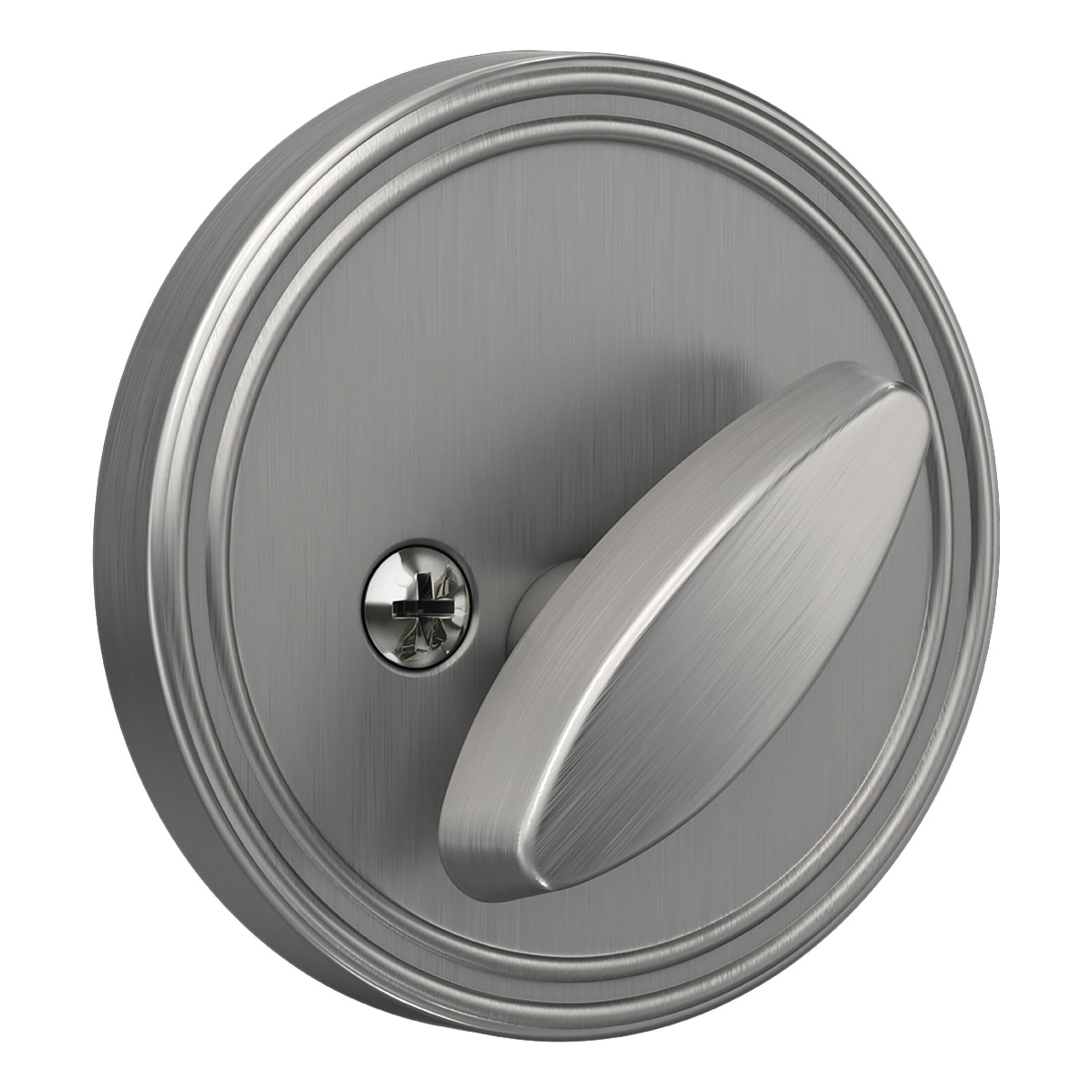 Home Front by Schlage Satin Stainless Steel Single Cylinder Deadbolt