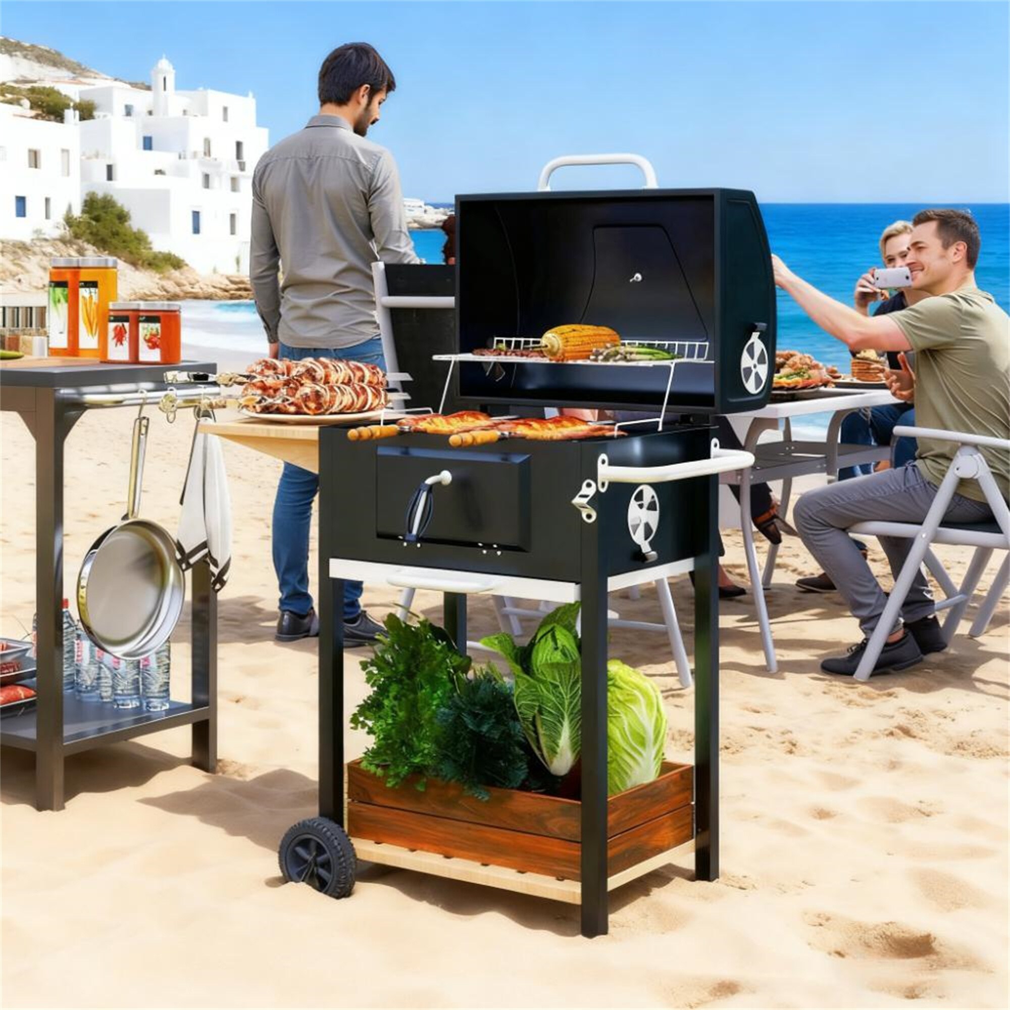 BABOOM BOM-420650-OR Charcoal-Grills - Thumbnail View #3