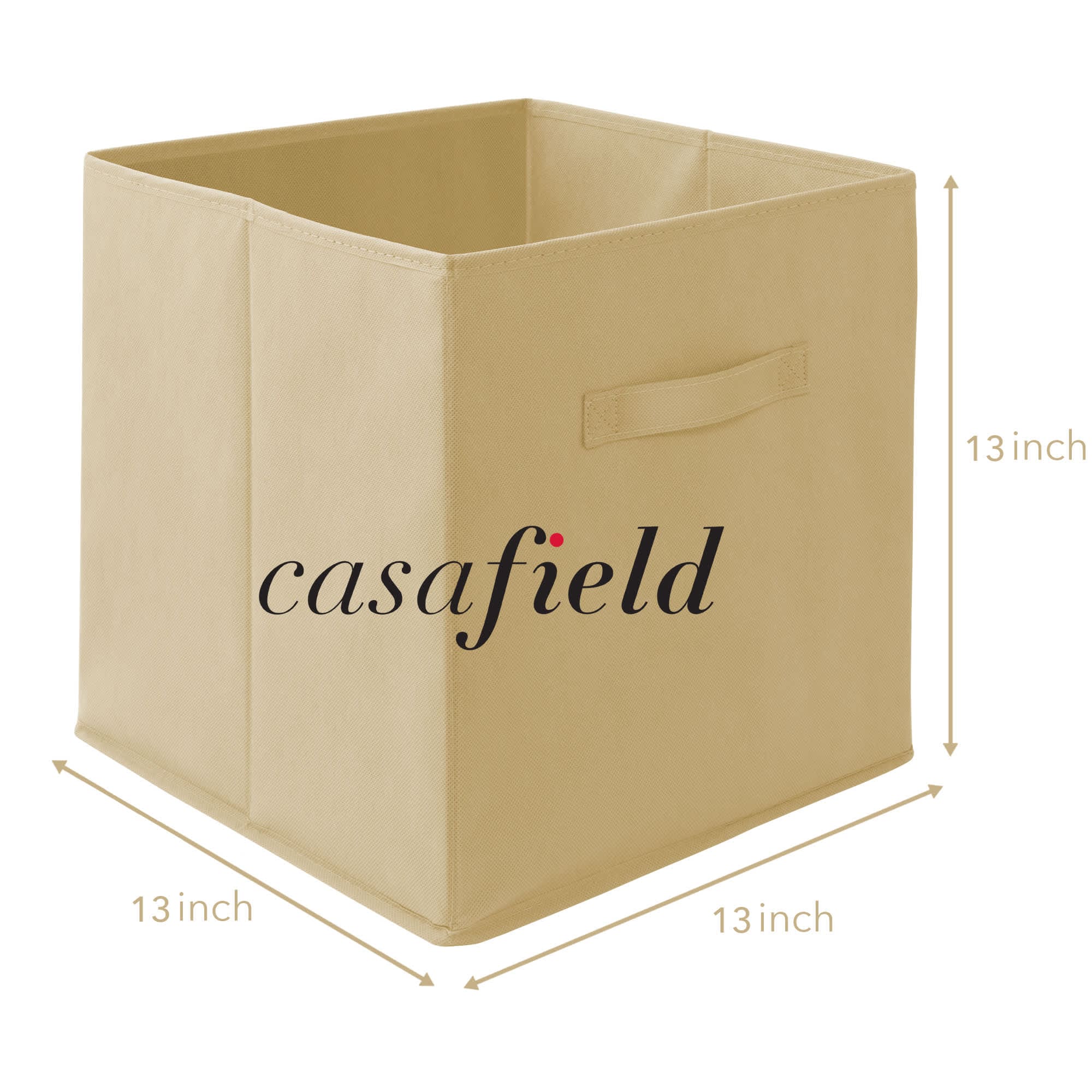 Casafield HOM-STO-13CC-BEIGE Laminate-Storage-Cubes - View #7