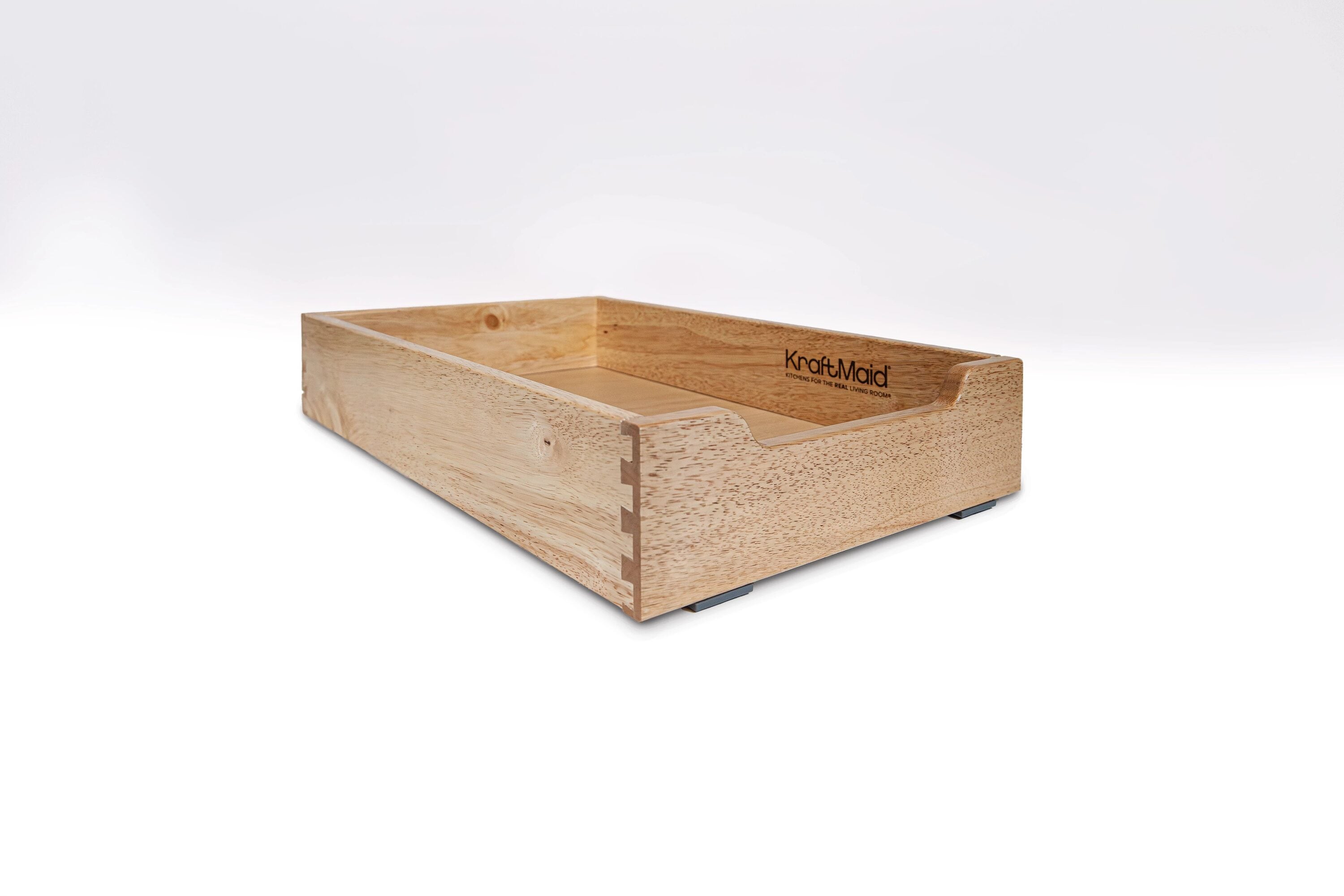 KraftMaid Momentum DXROT18.24G71 Deveron Cabinet Roll-out Tray 13.9375-in W x 4-in H x 20.75-in D Pebble Grey Painted