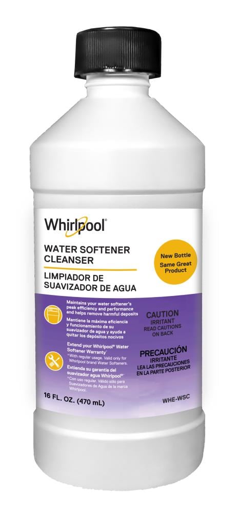 Whirlpool Water Softener Cleanser - Maintains Efficiency & Performance, NSF Listed, Extends Warranty