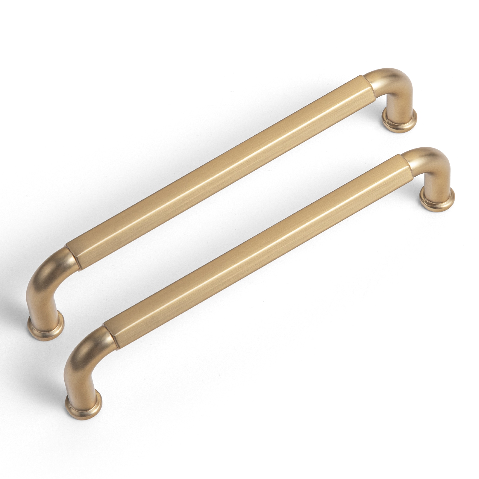 Miaokesen 2201UBR-128 5-1/16-in , 128mm Center to Center Champagne Bronze Cylindrical Handle 6 -Pack