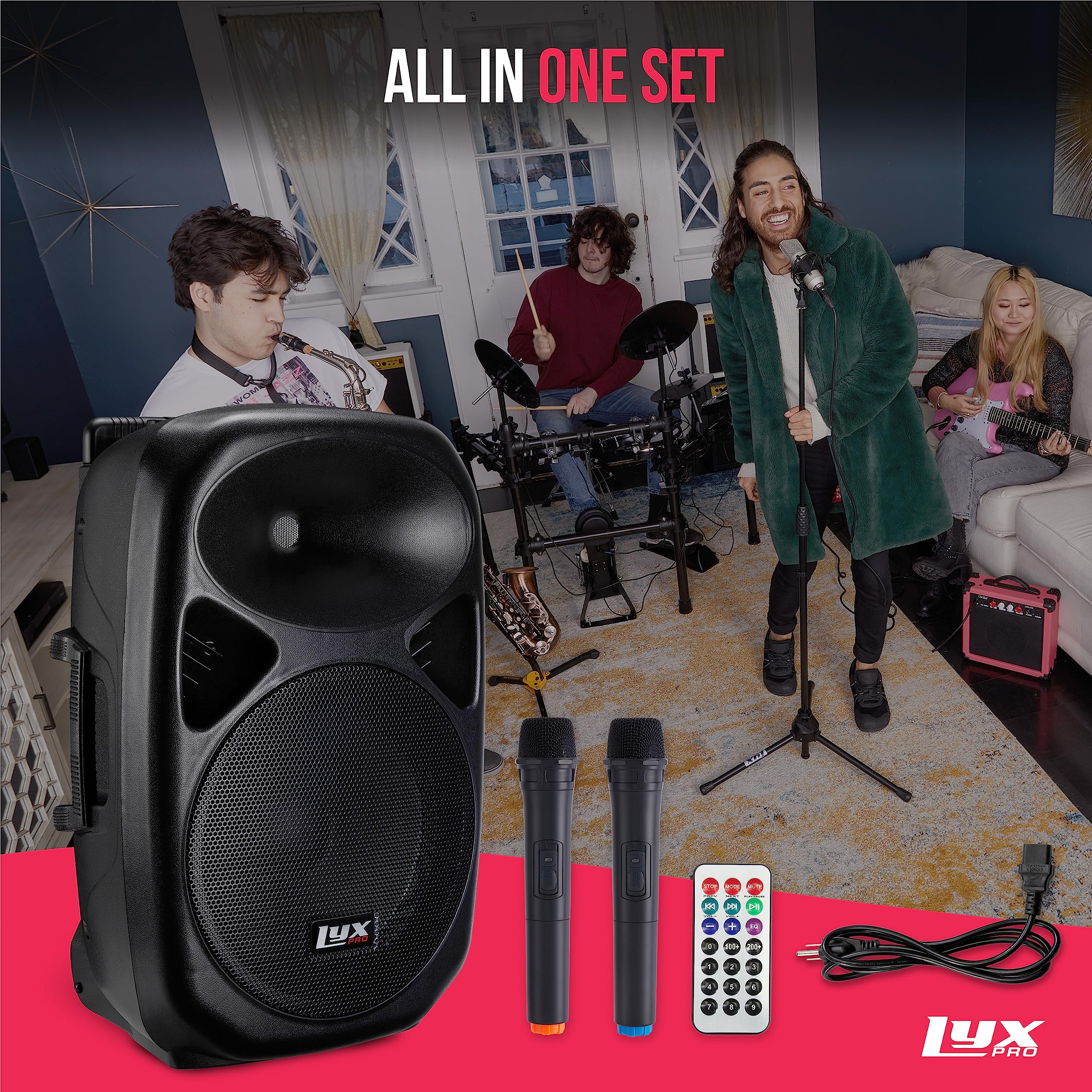 LyxPro LYXSPA12BAT Portable-Speakers - View #7