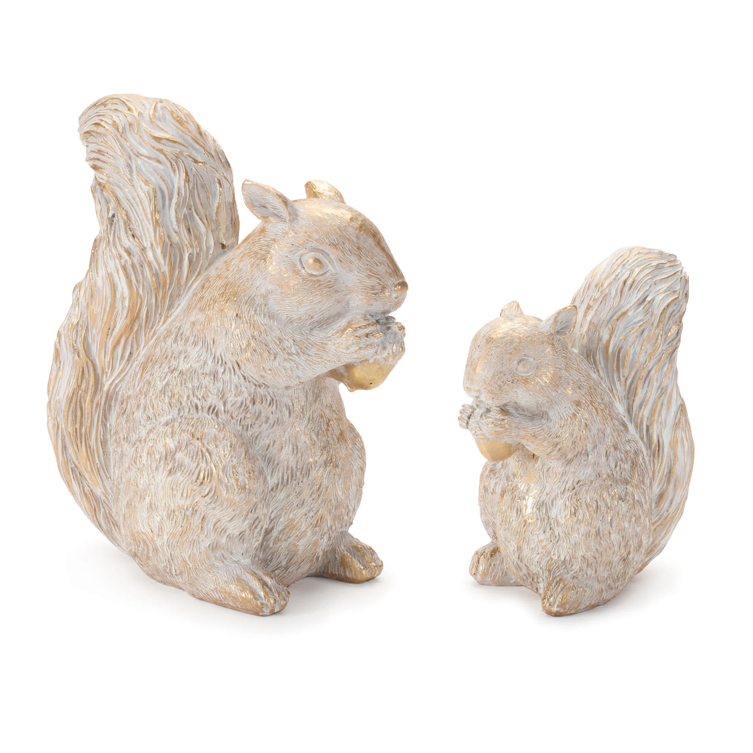 Melrose International 94659DS Squirrel (Set of 2) 6H 8.5H Resin