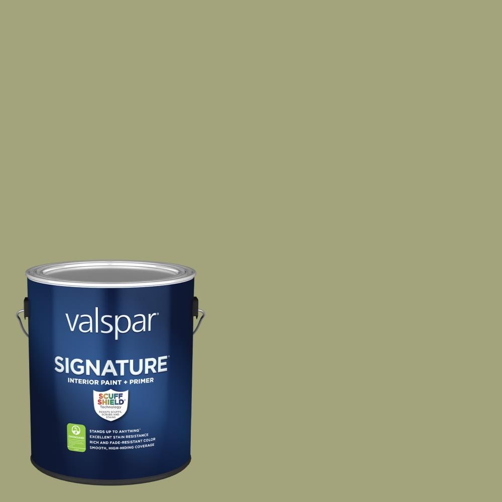 Medium Sage Green Solid Color Pairs Valspar America Dusty Olive 6005-4A  Wall Mural by Simply_Solid_Colors_ Now_Over_4000_Essen