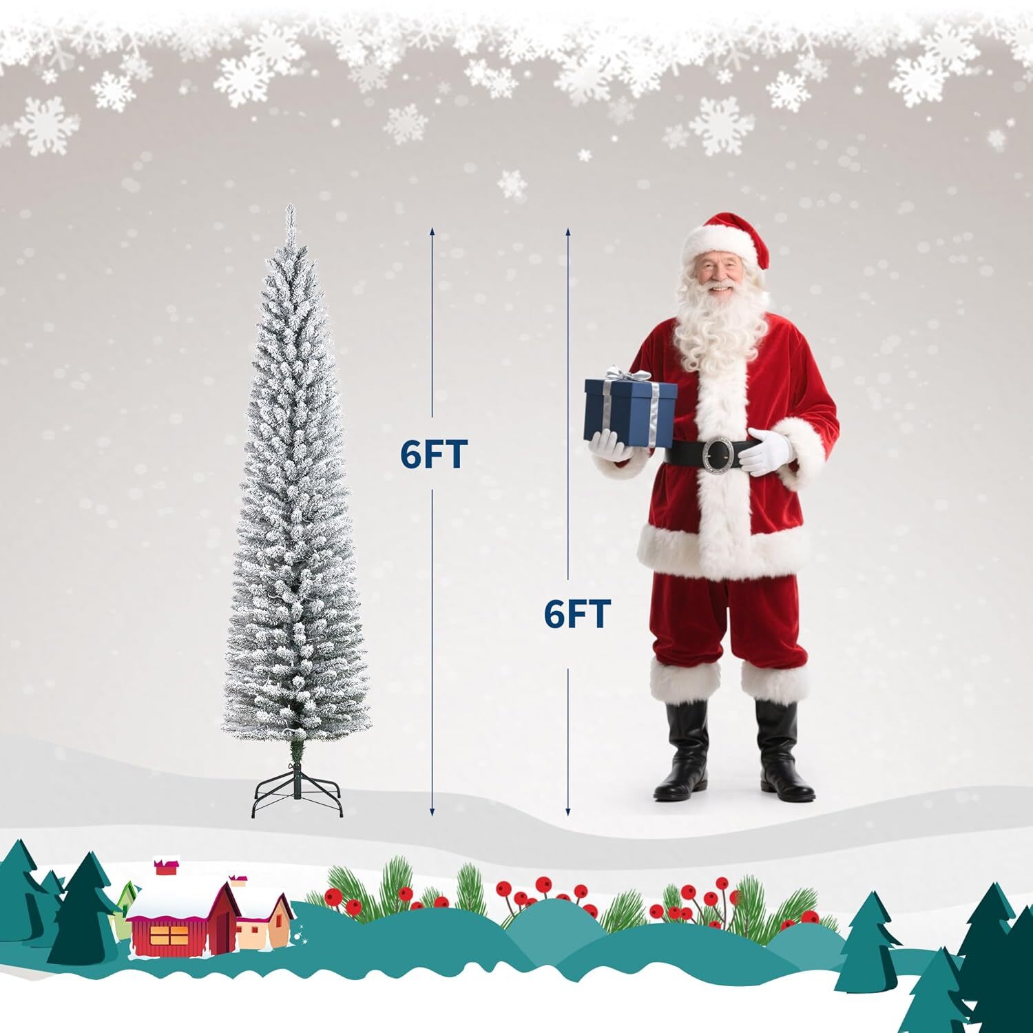 Qeetex QWERTYUIOP2 Artificial-Christmas-Trees - View #2