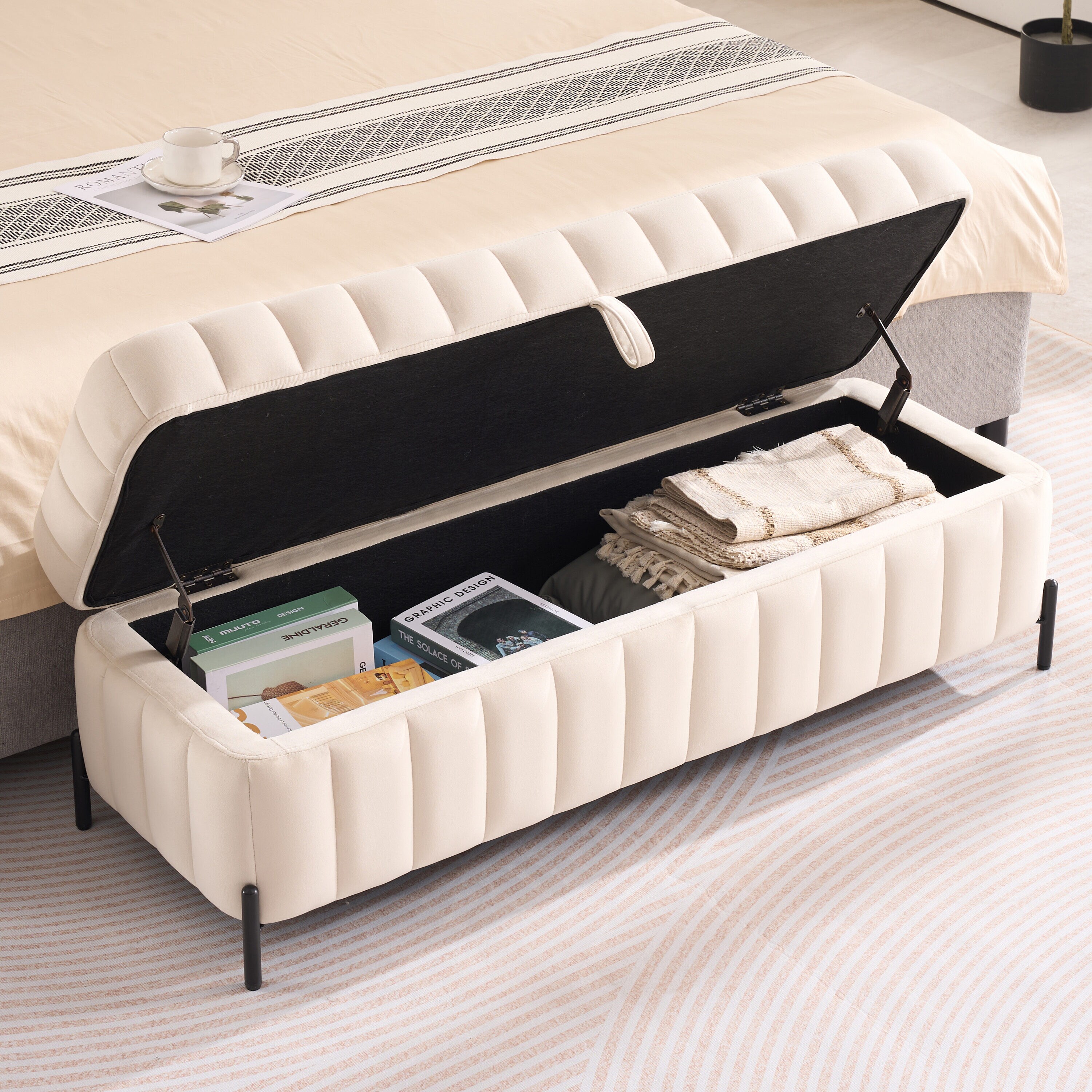 Hrinhom HC-S4114-BEIGE bench - View #5