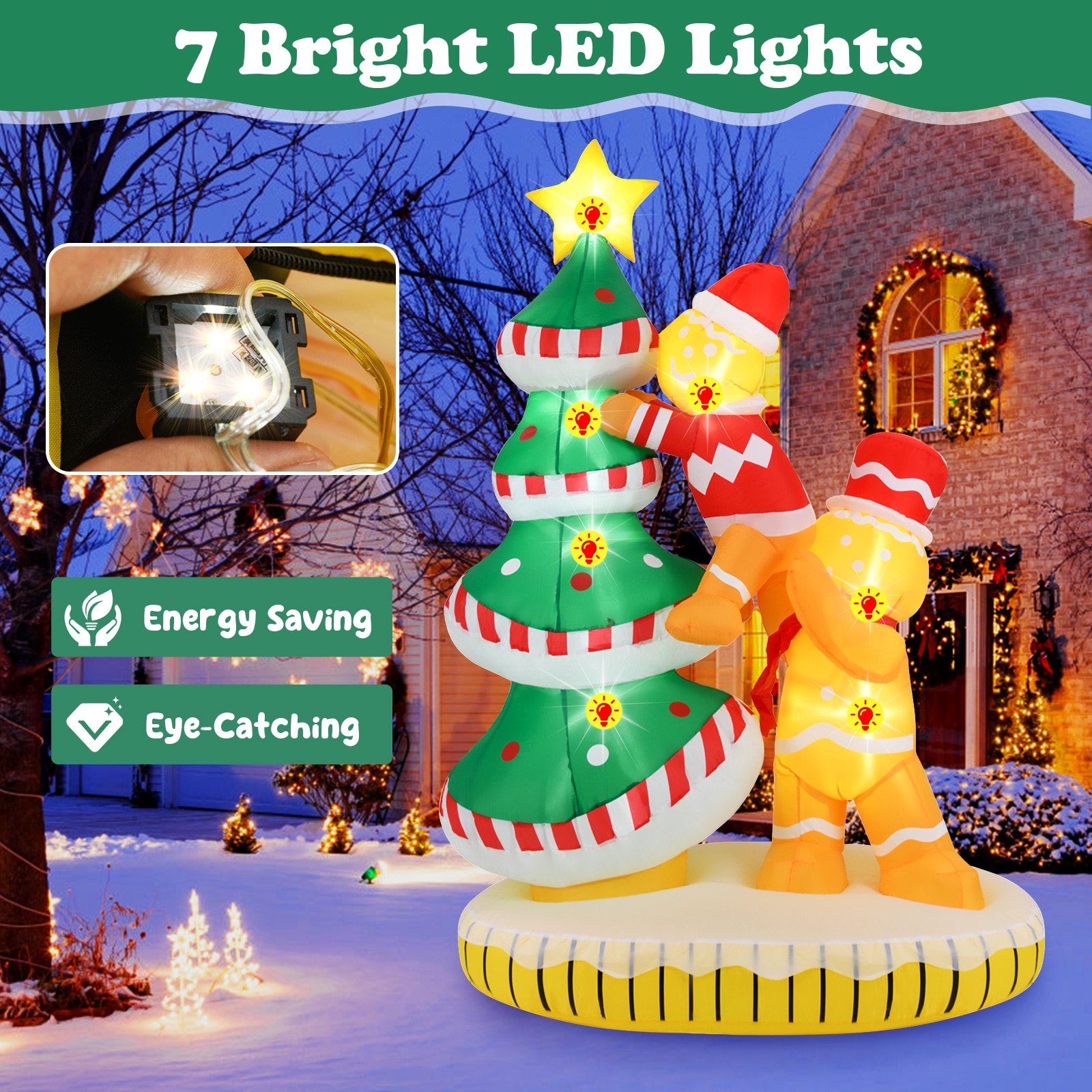 WELLFOR TX-HGY-10005US Christmas-Inflatables - View #3