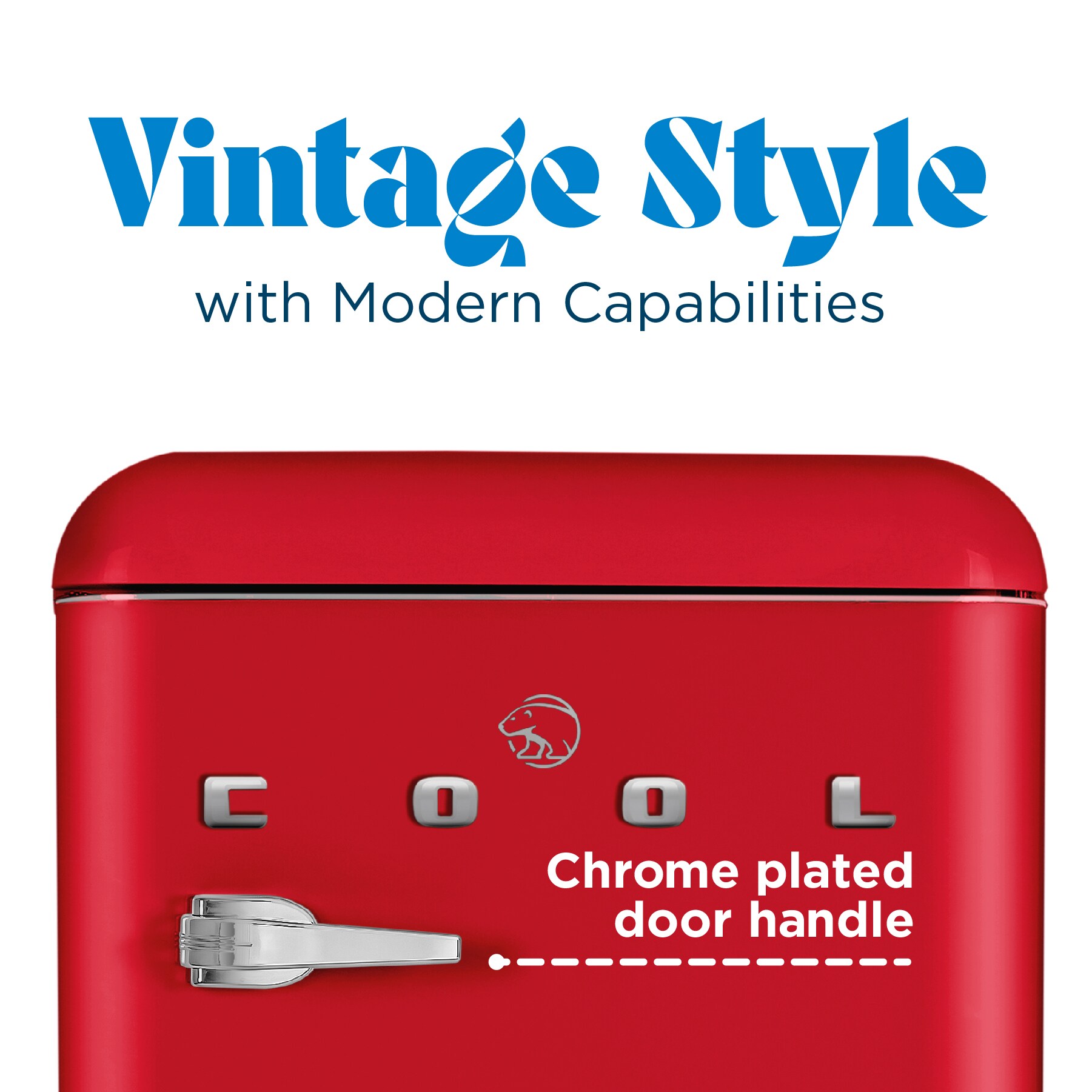 Commercial Cool 4.0-cu ft Mini Fridge with Freezer ( Red )