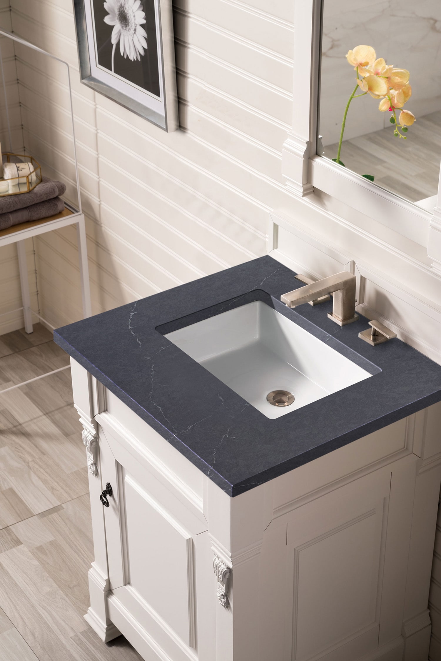 James Martin Vanities 147-V26-BW-3CSP Bath-Vanity-Combo - View #3