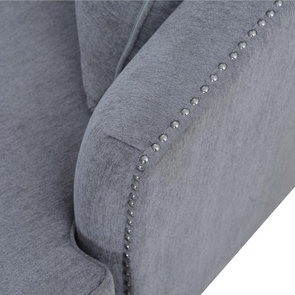 Armen Living LCQNCOGR Sofas-Loveseats - View #5