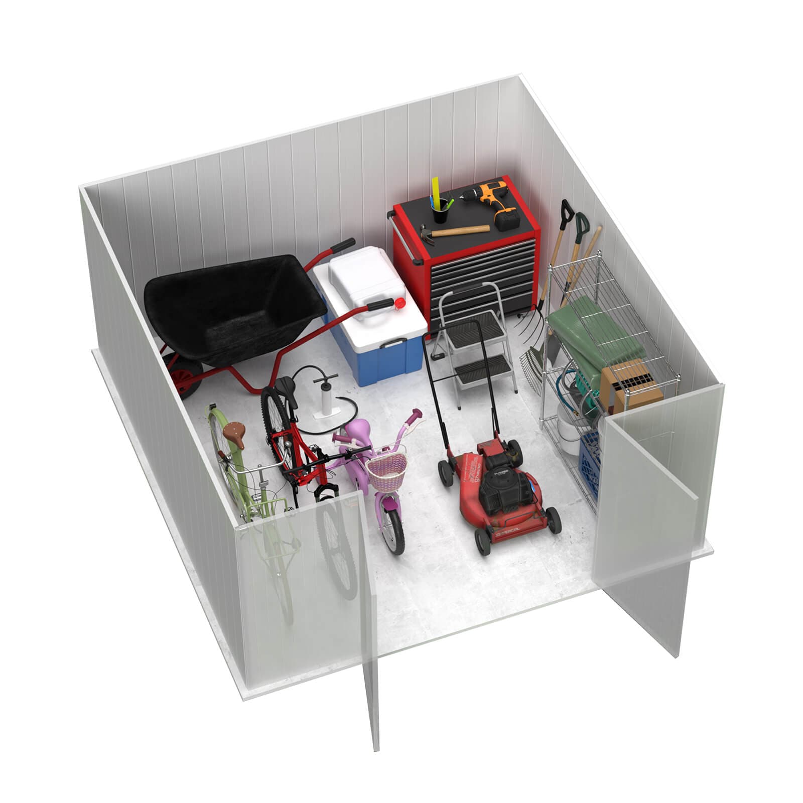 ABSCO AB1007 Metal-Storage-Buildings-Sheds - View #4