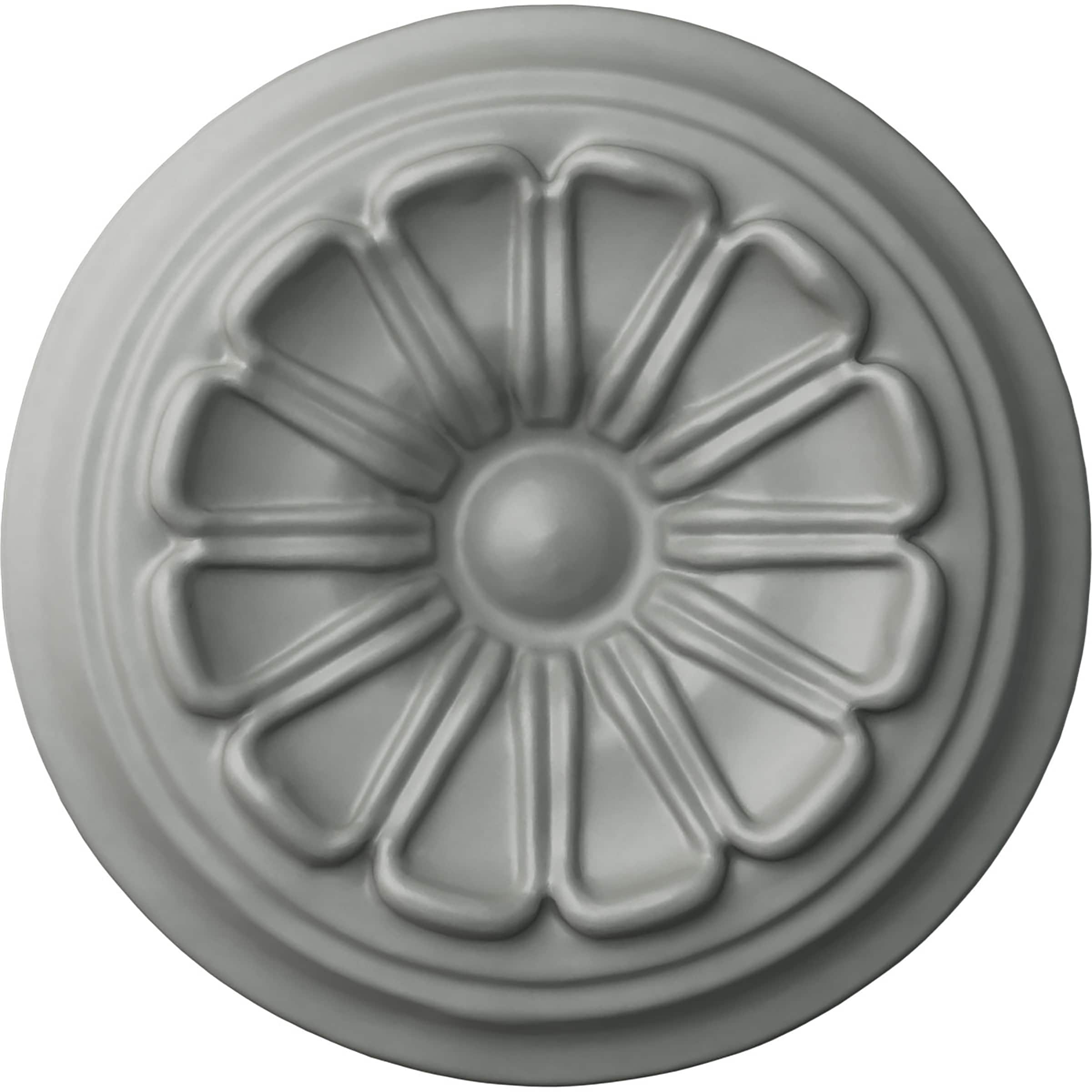 Ekena Millwork ONL05X05AL Alexa 5-in W x 5-in H Primed Applique