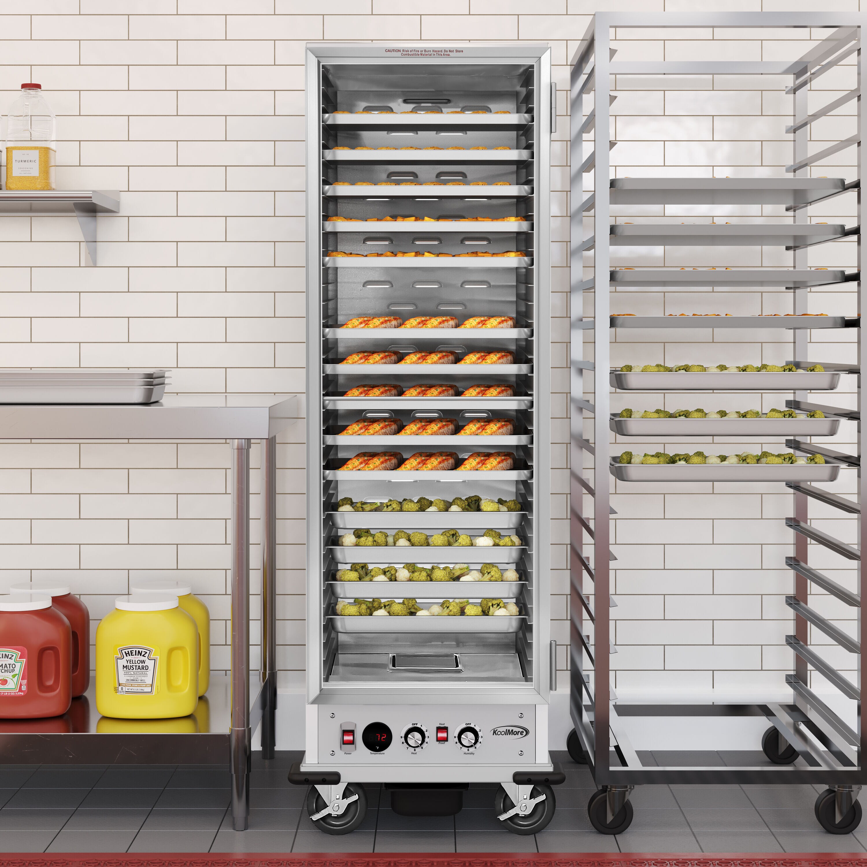 KoolMore LOW-KM-CHP36-SNGL Buffet-Servers - View #2