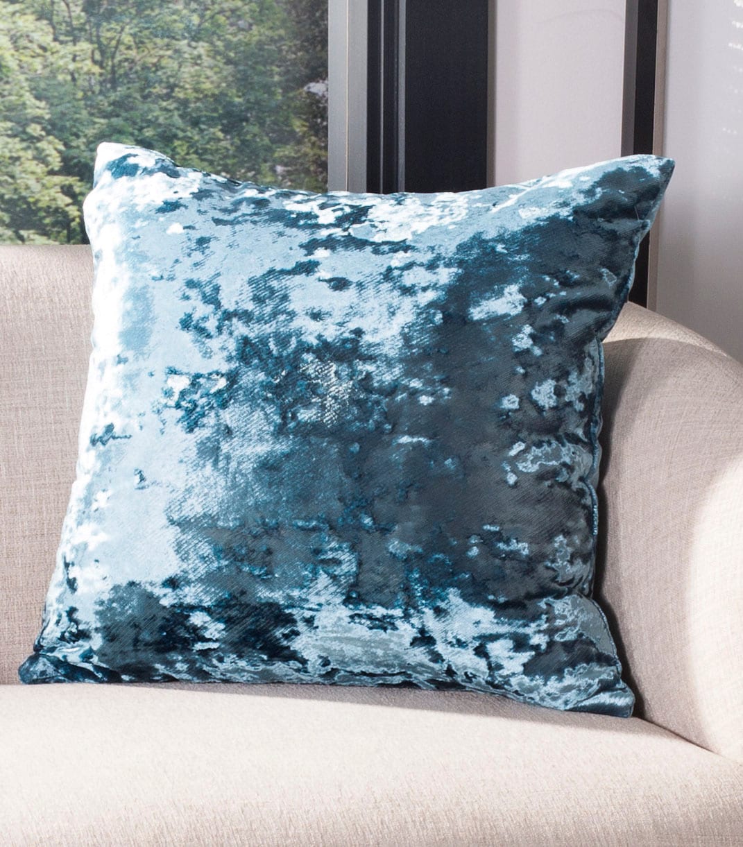 Marine blue shop throw pillows