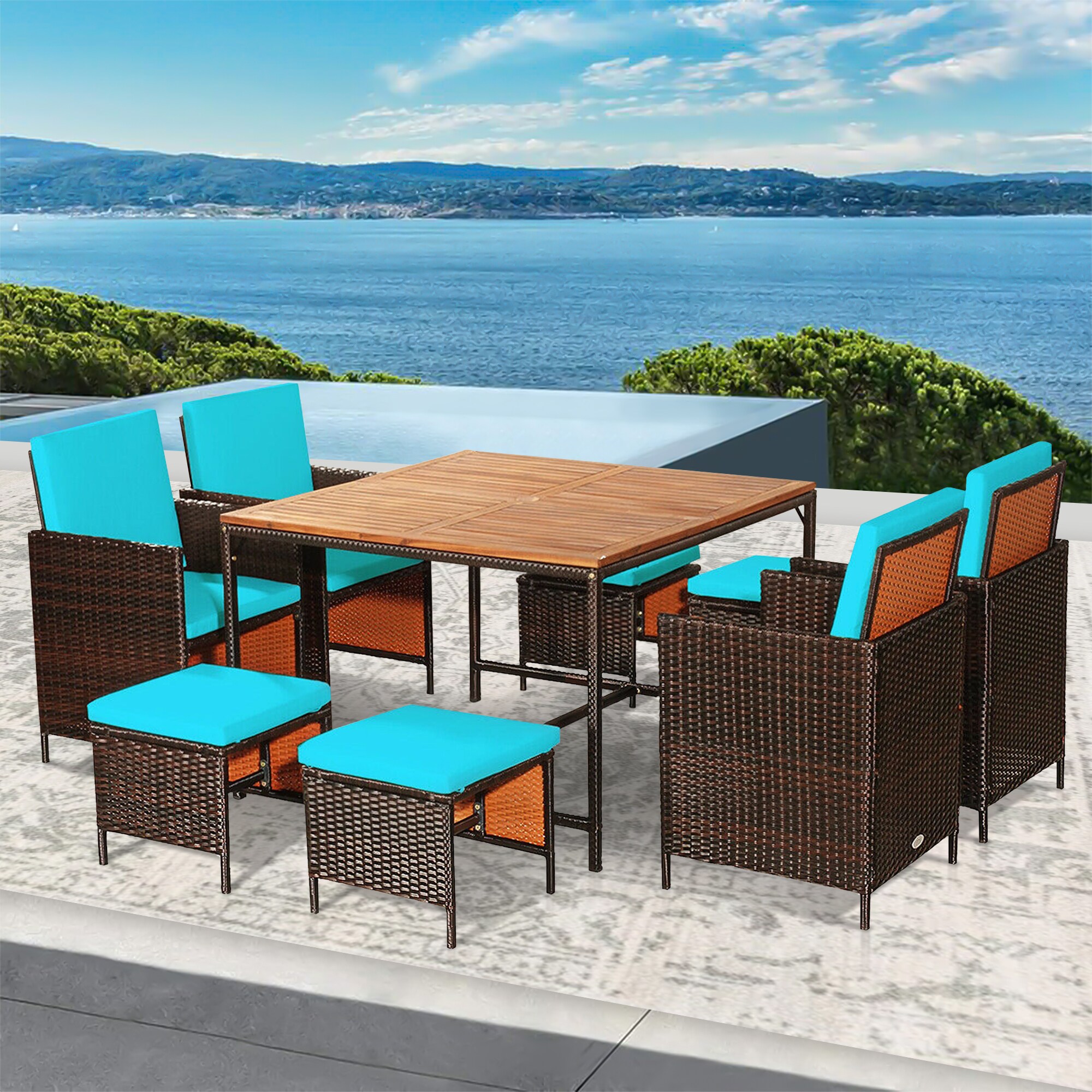 WELLFOR OUJ70674TU+ Patio-Dining-Sets - View #2