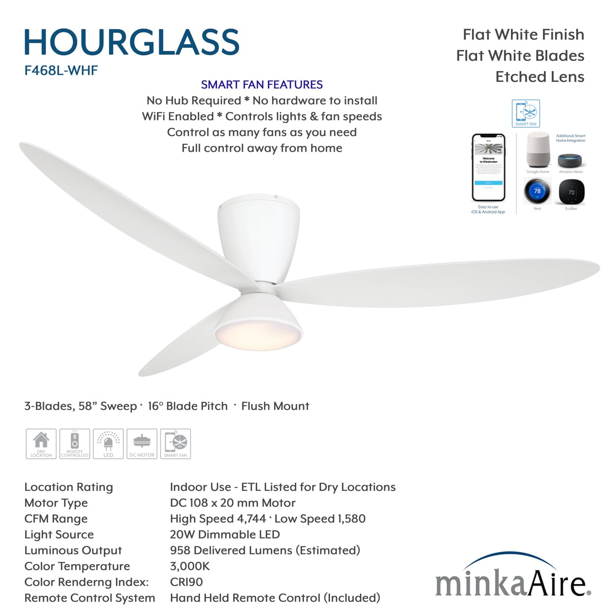 Minka Aire F468L-WHF Ceiling-Fans - View #7