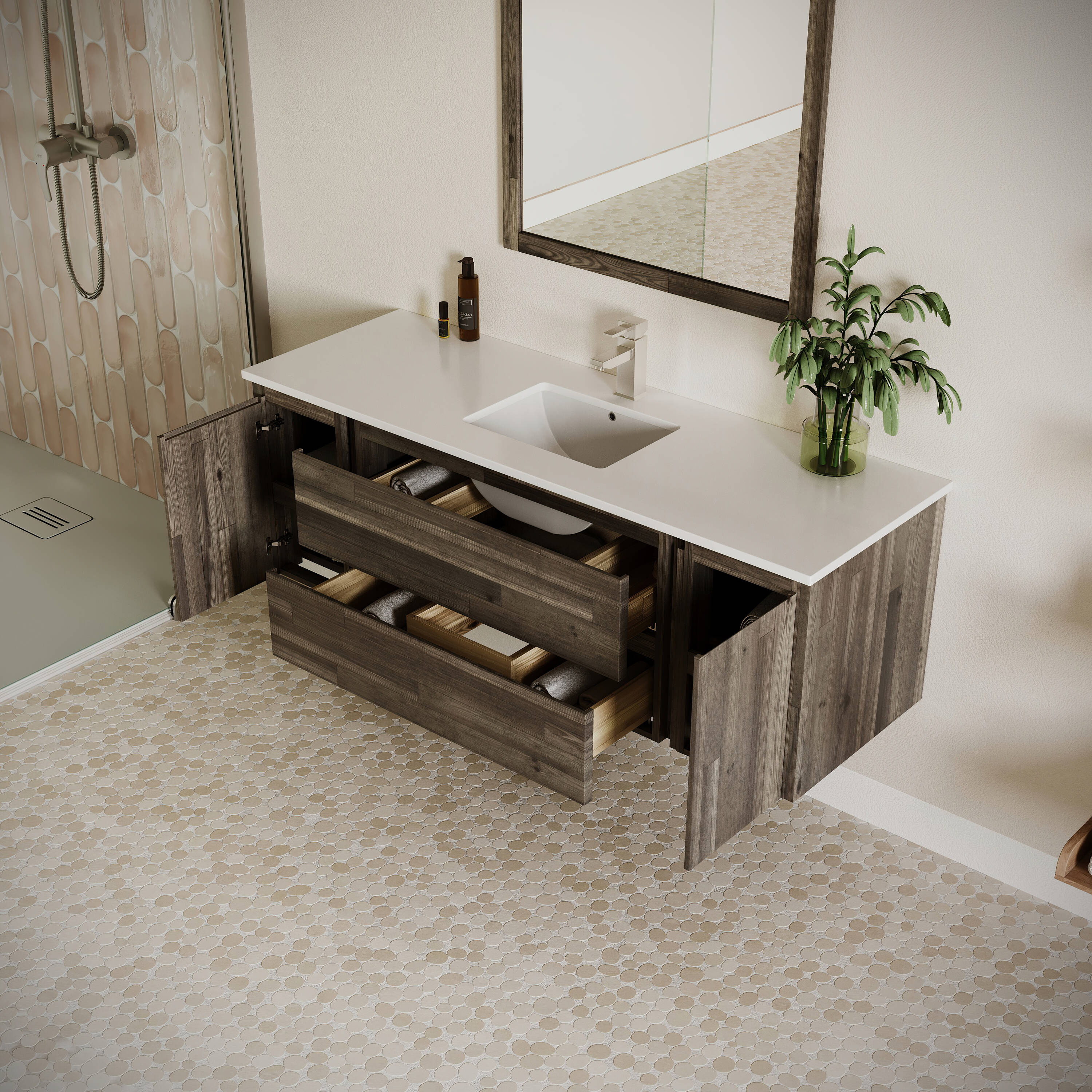 Fresca FCB31-123612ACA-CWHU Bath-Vanity-Combo - View #3