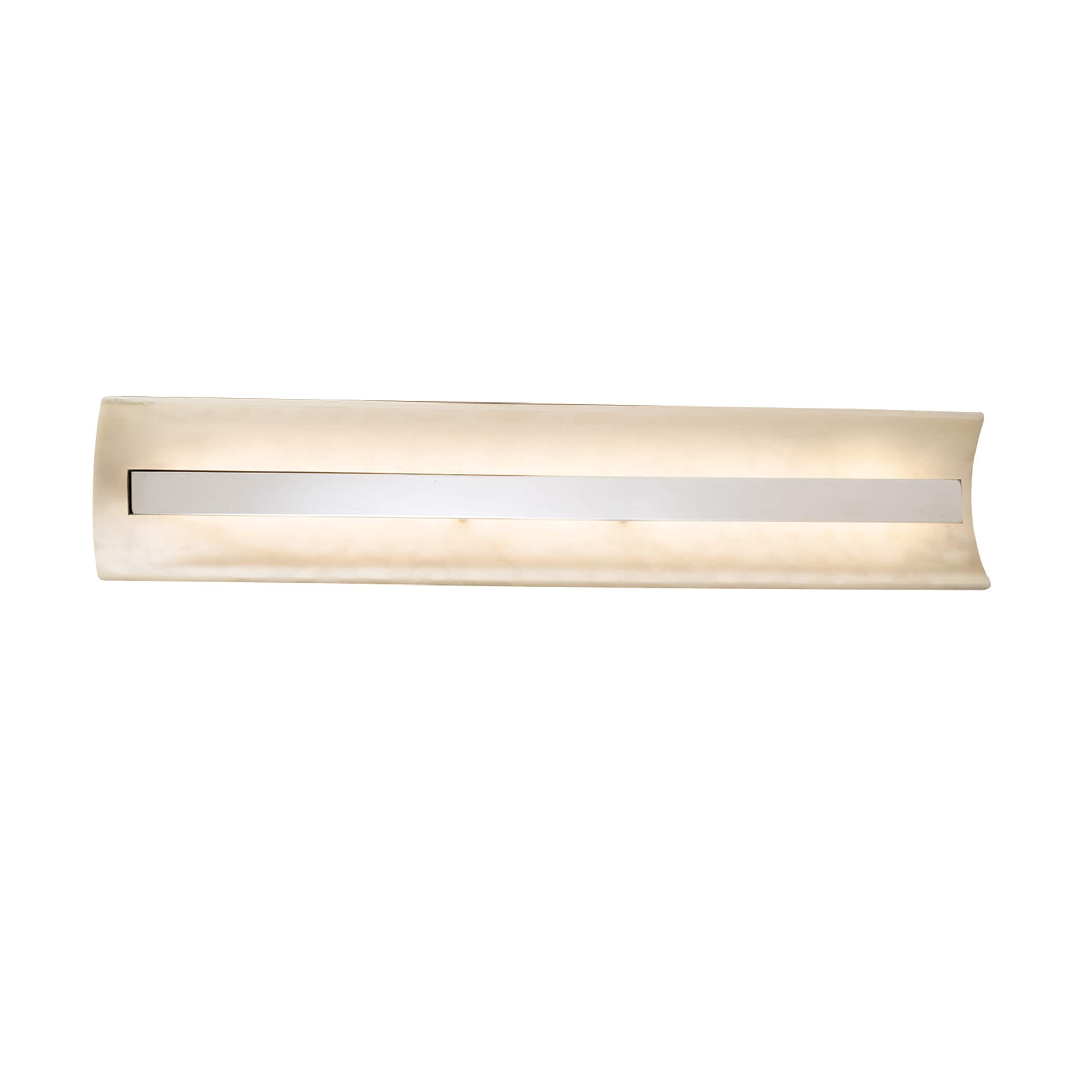 Justice Design Group CLD-8625-CROM Clouds 29-in 1-Light Polished Chrome LED Transitional Vanity Light