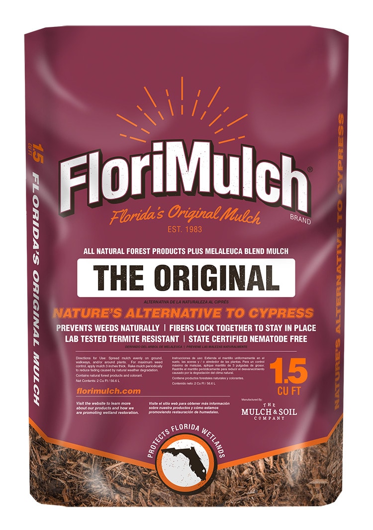 FloriMulch 1.5-cu ft Natural Hardwood Melaleuca Mulch #M1FLOR-A-75