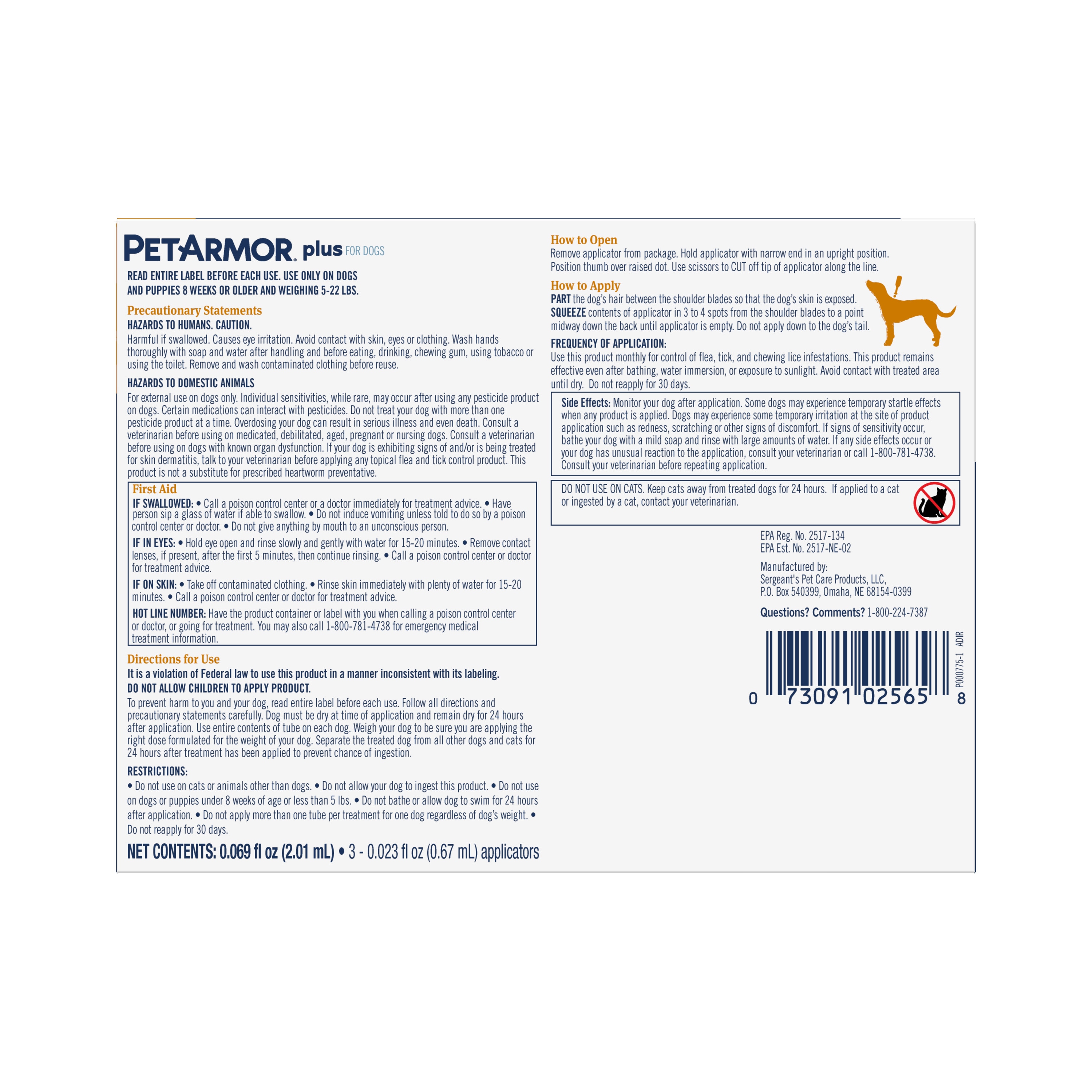 PetArmor 05387 Topical-Treatments-Sham-Dogs - View #2