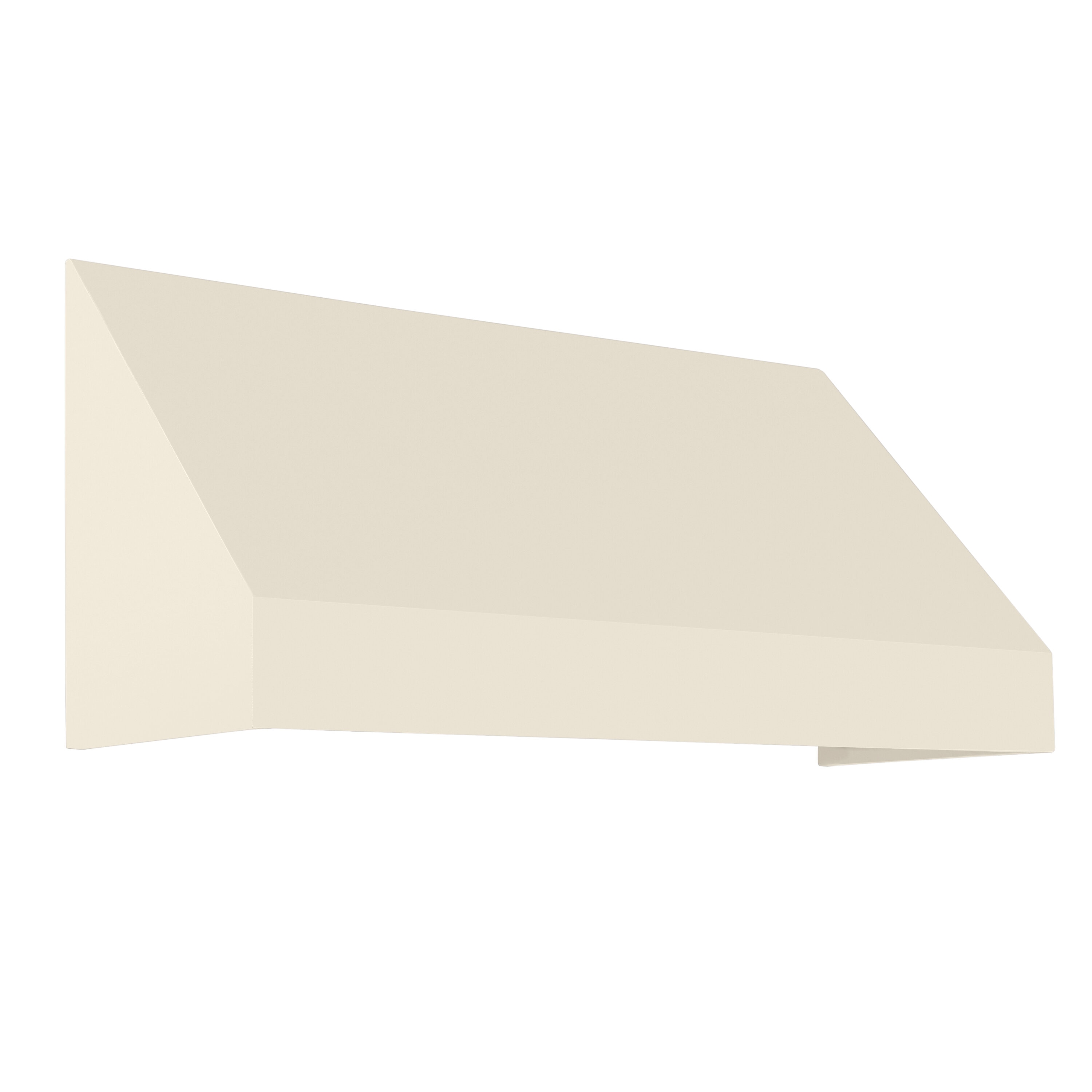 Awntech EN2442-L-10L New Yorker 124.5-in Wide x 42-in Projection x 24-in Height Fabric Linen Solid Fixed Window/Door Awning