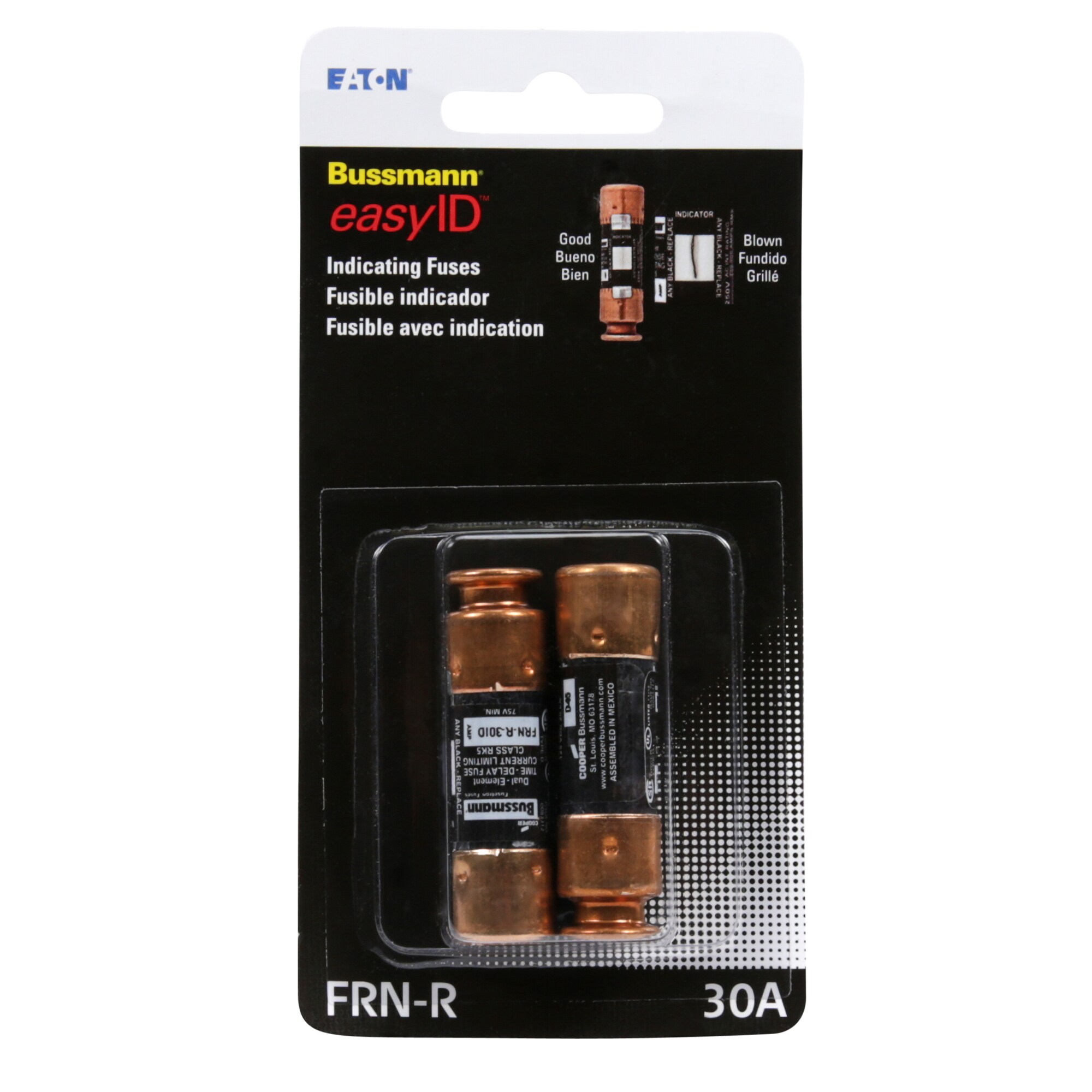 Cooper Bussmann 2-Pack 30 Amp Time Delay Cartridge Fuse