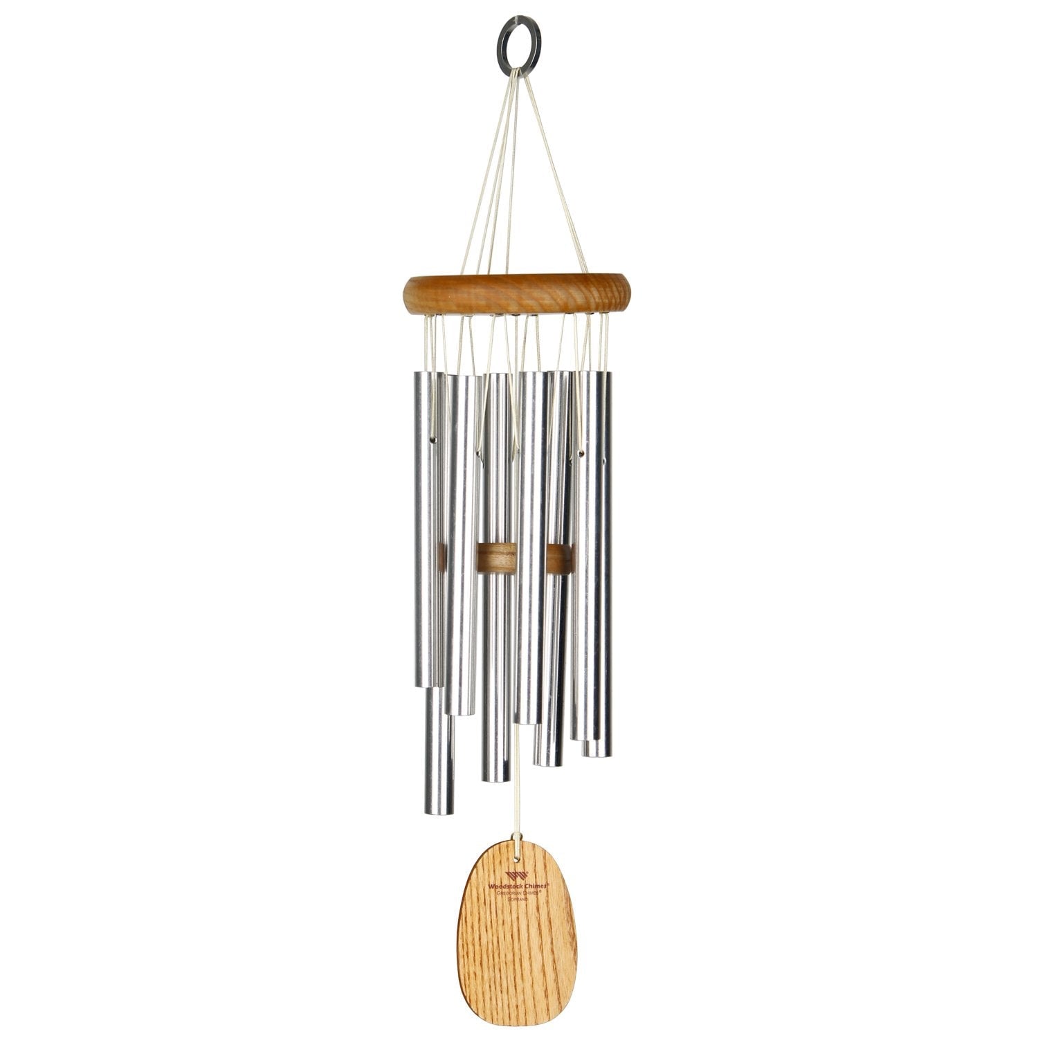 Woodstock Chimes GSS 17-Inches Silver Metal Wind Chime