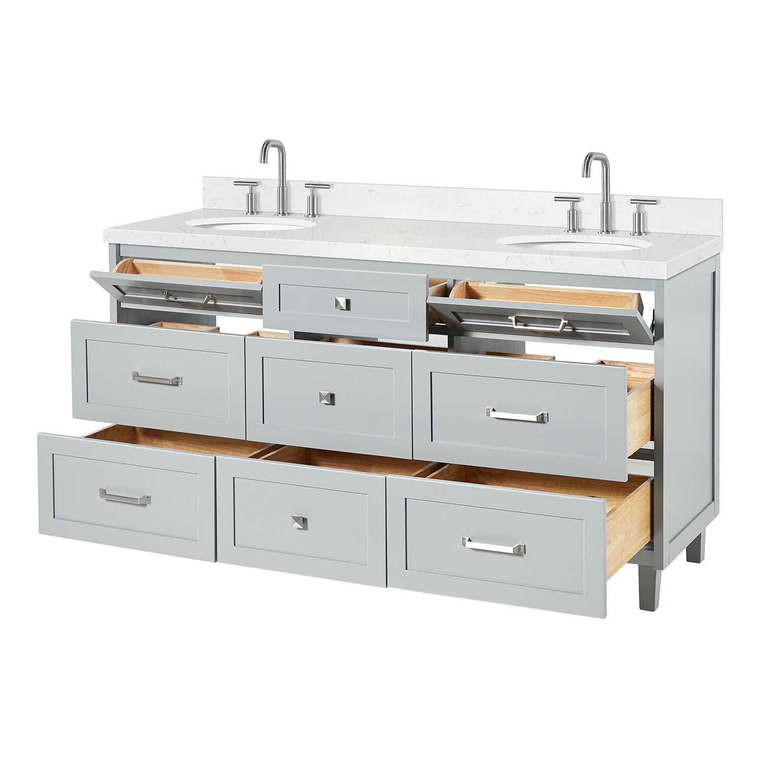 ARIEL B66DCQOVOGRY Bath-Vanity-Combo - View #10